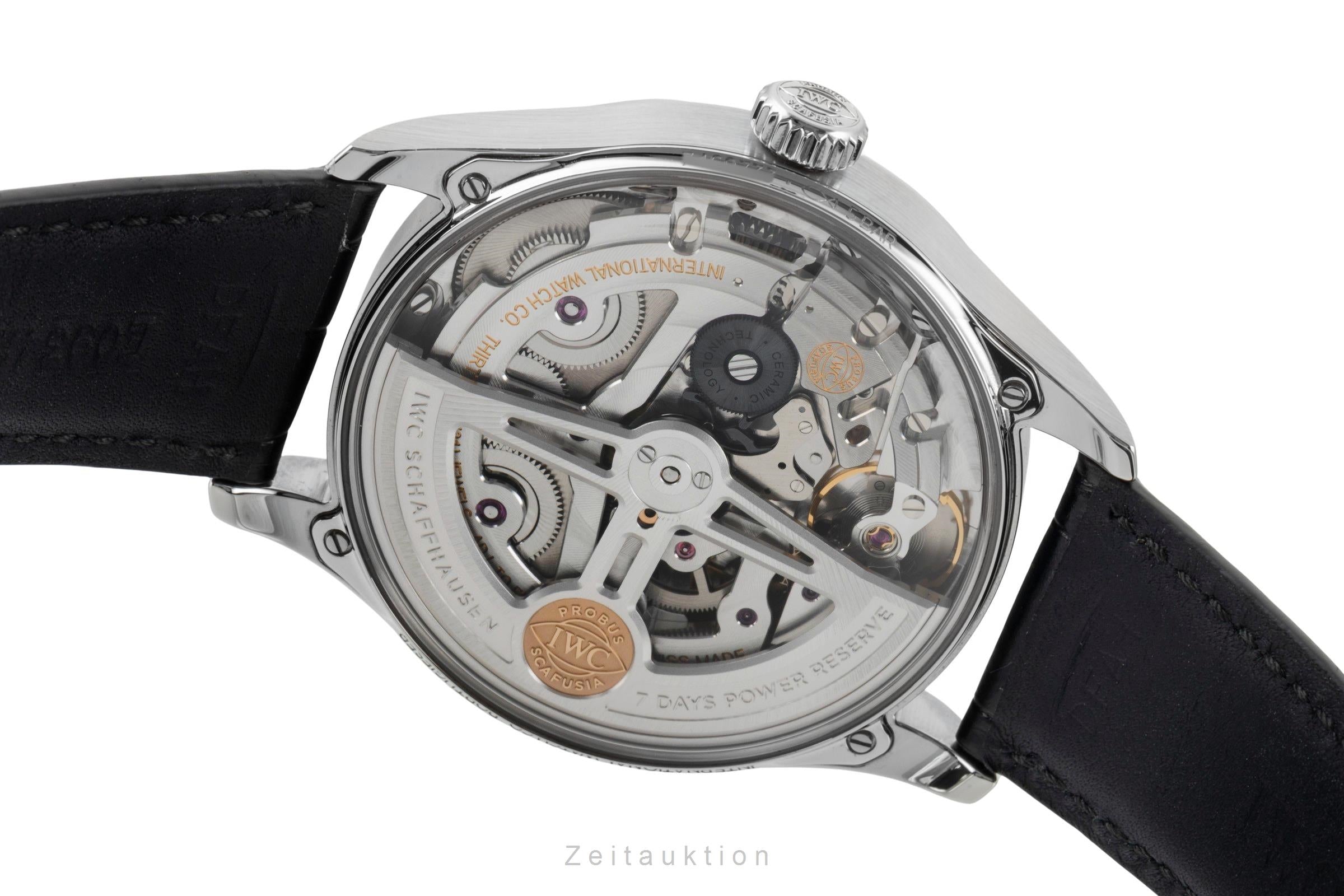 IWC Portugieser steel automatic men's watch IW501705 LP: 14000EUR  [2600788]