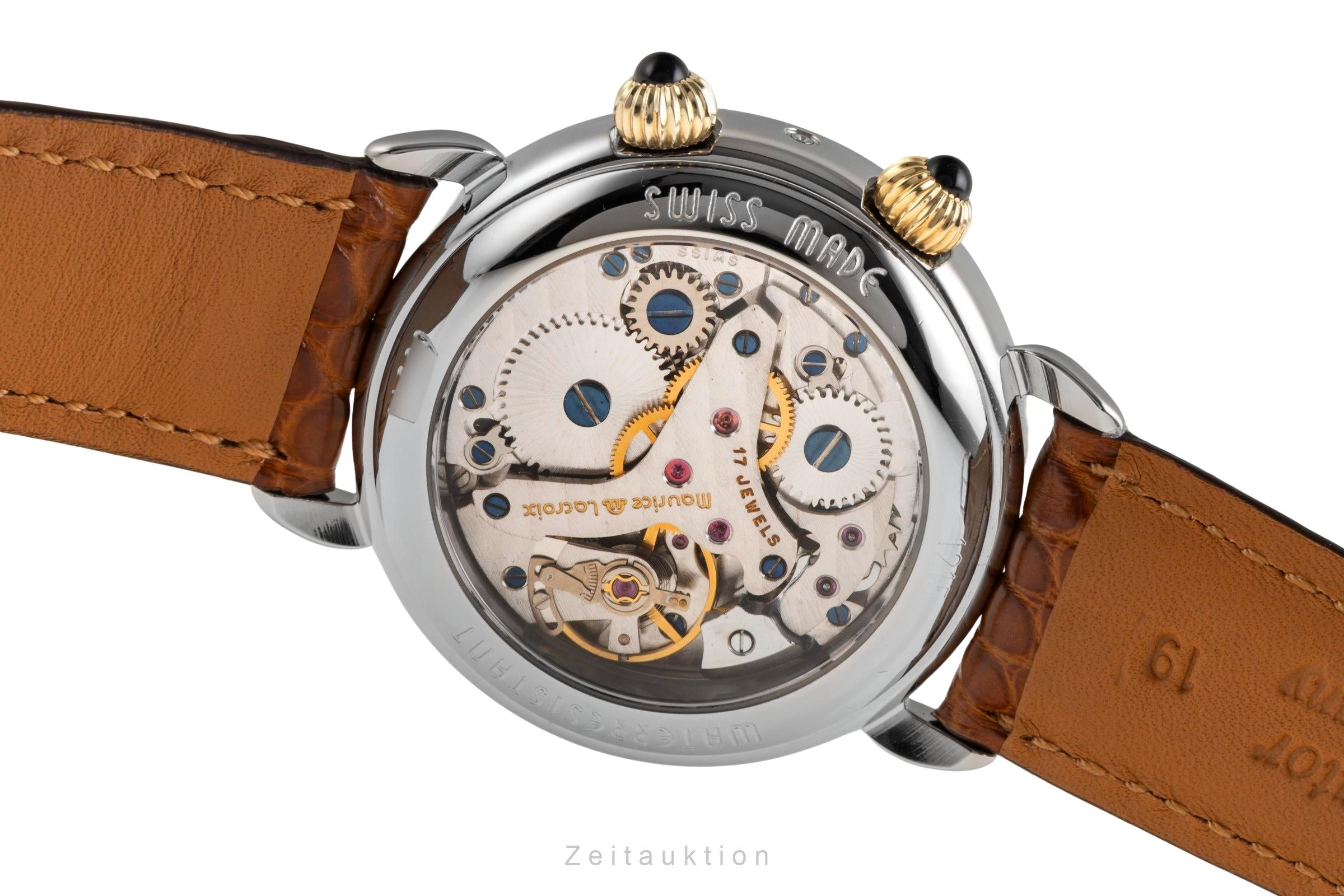 Maurice Lacroix Reveil steel / gold manual winding Ref. 63511