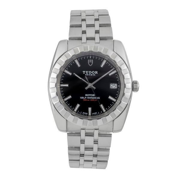 Tudor Classic Date steel automatic men's watch 21010  [2600791]