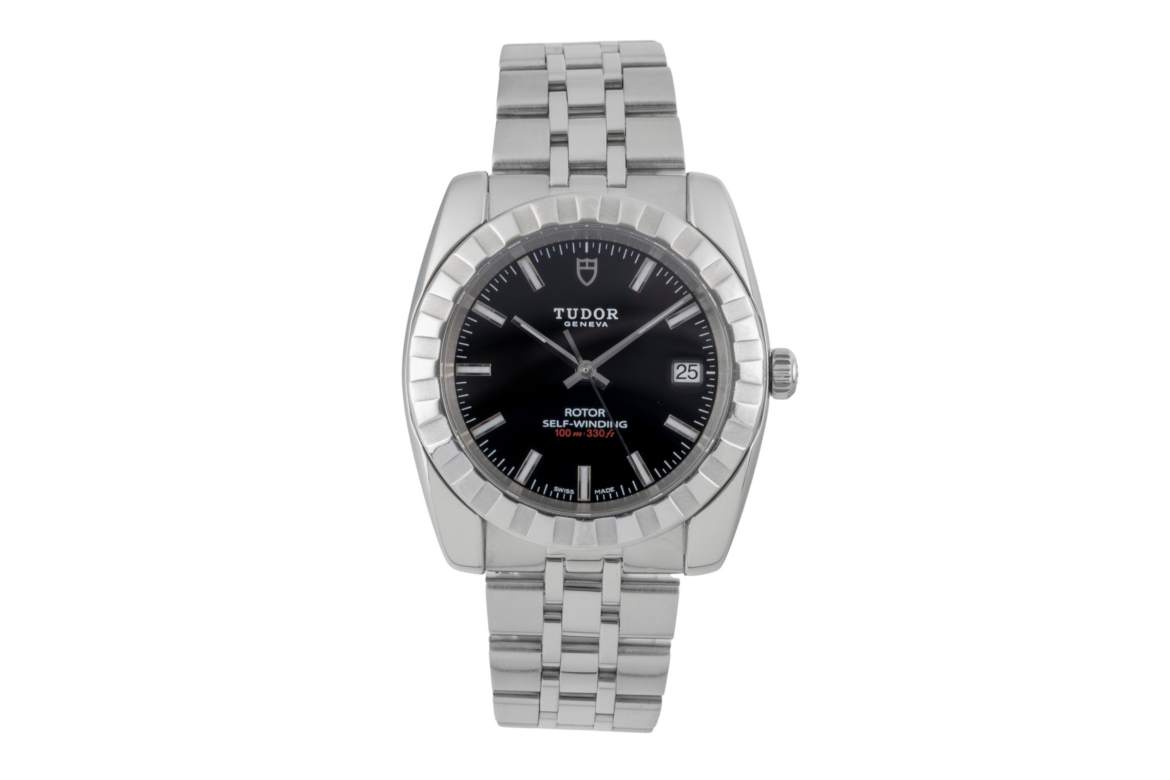 Tudor Classic Date steel automatic men's watch 21010  [2600791]
