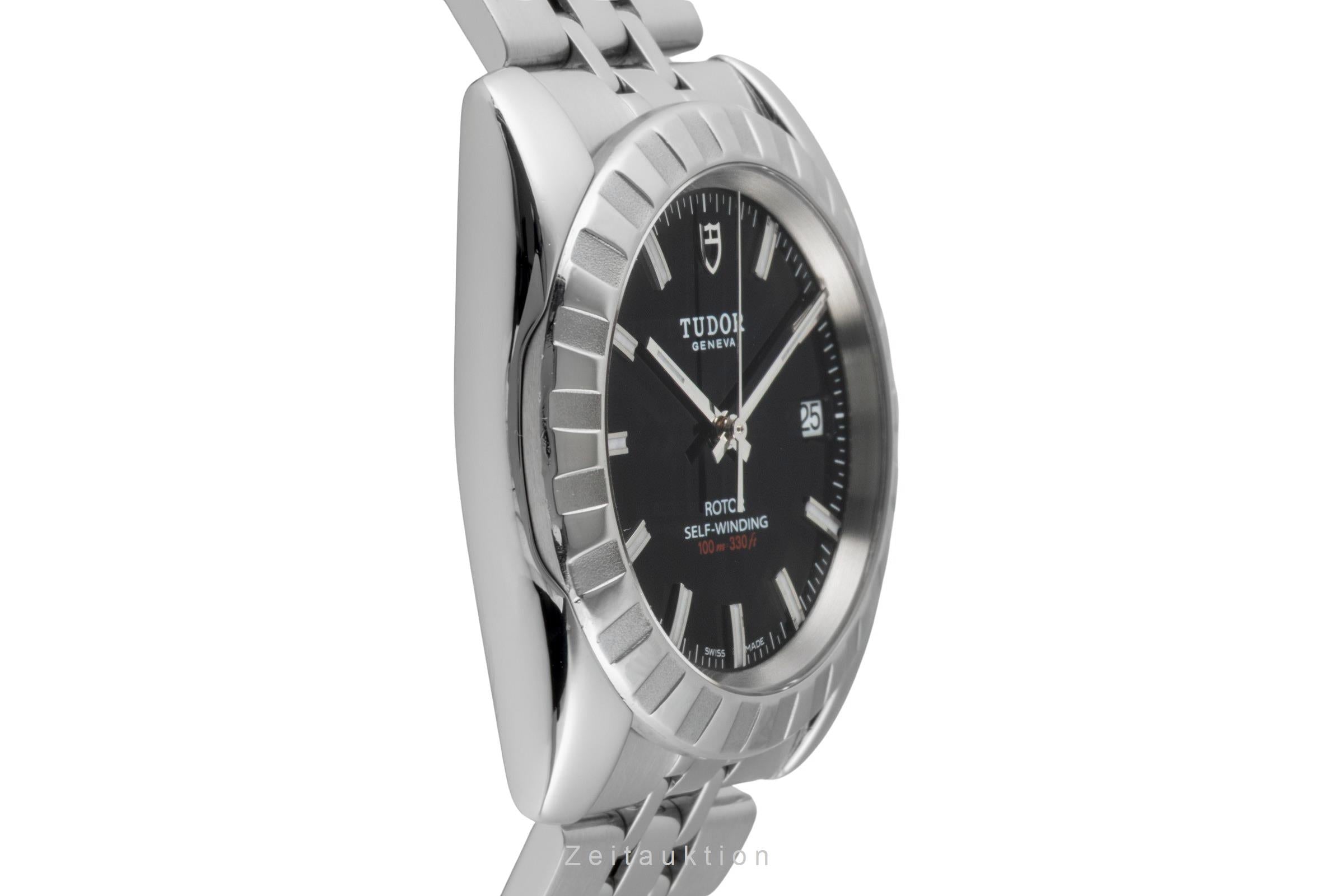 Tudor Classic Date steel automatic men's watch 21010  [2600791]