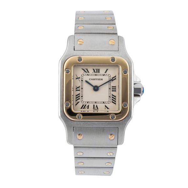 Cartier Santos acier / or  quartz montre pour femmes W20012C4  [2600792]