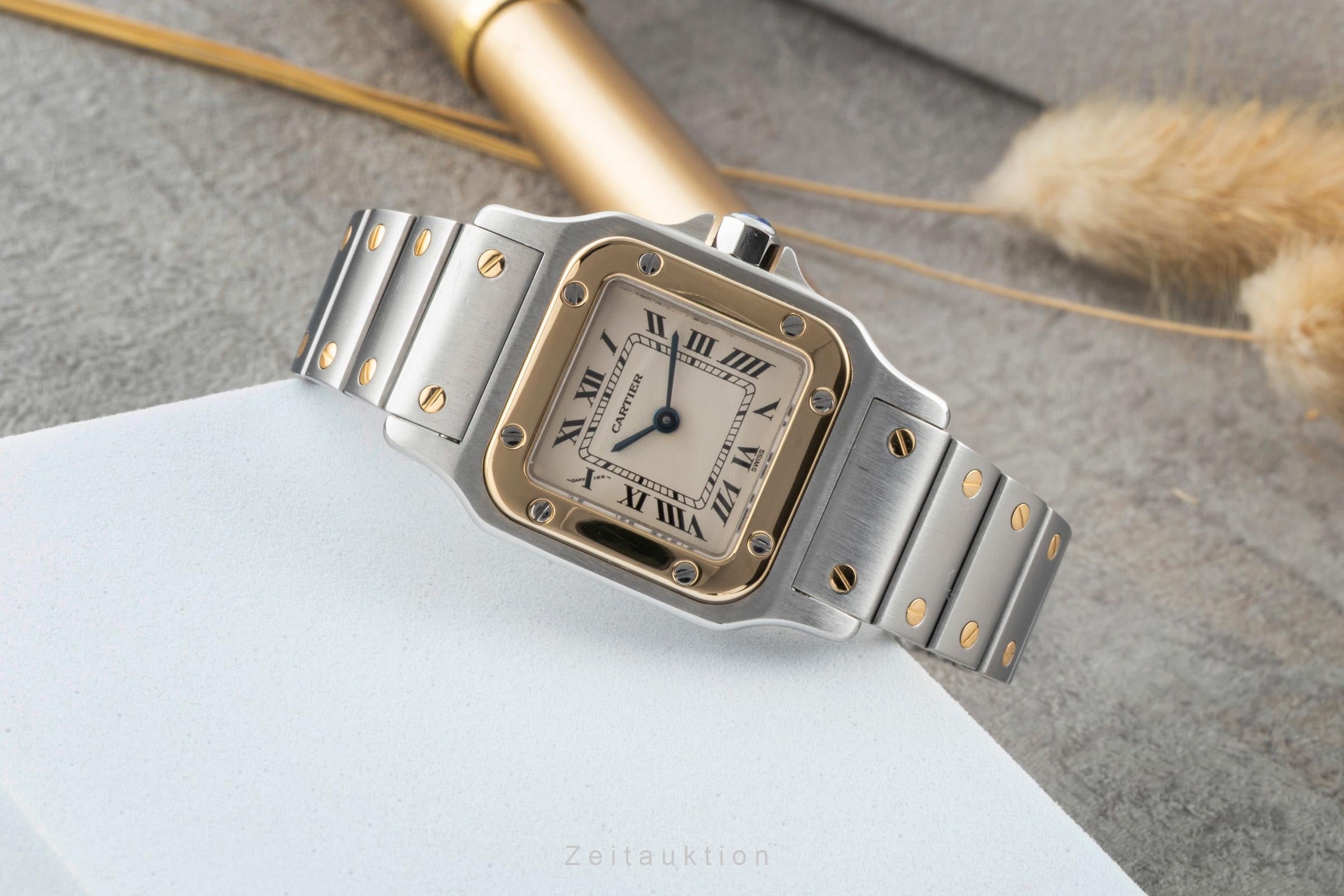 Cartier Santos acier / or  quartz montre pour femmes W20012C4  [2600792]