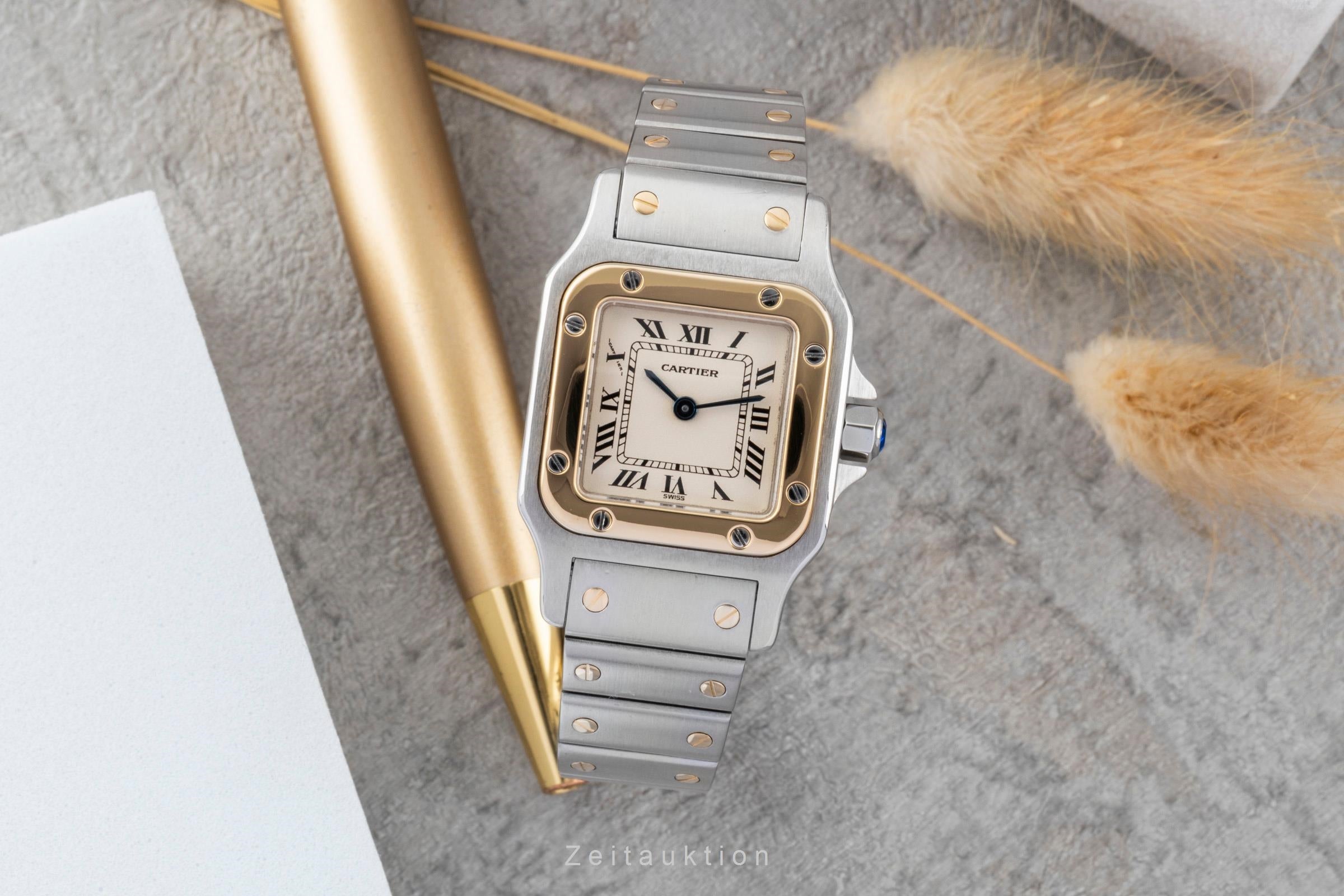 Cartier Santos steel / gold quartz Kal. 157 Ref. W20012C4 | 2600792