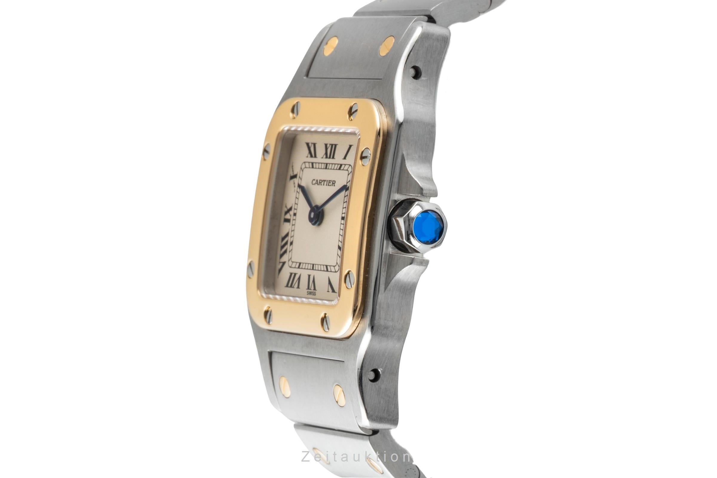 Cartier Santos acier / or  quartz montre pour femmes W20012C4  [2600792]