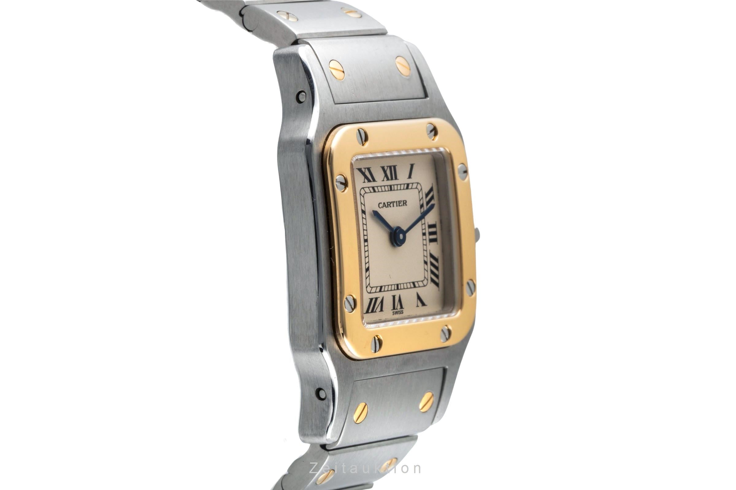 Cartier Santos acier / or  quartz montre pour femmes W20012C4  [2600792]