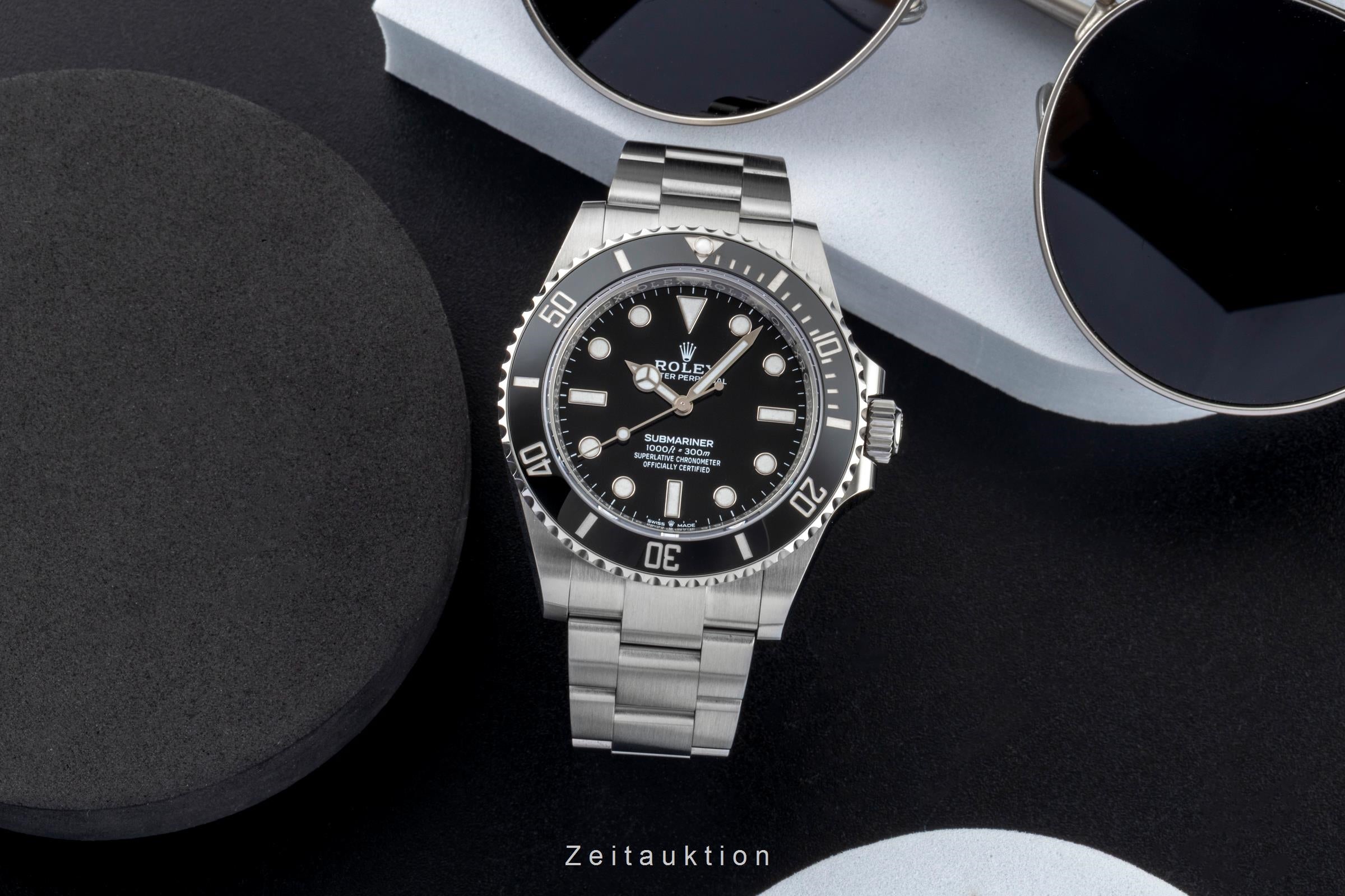 Rolex Submariner No Date Edelstahl Automatik Herrenuhr Ref. 124060 B&P 2023 [2600800]