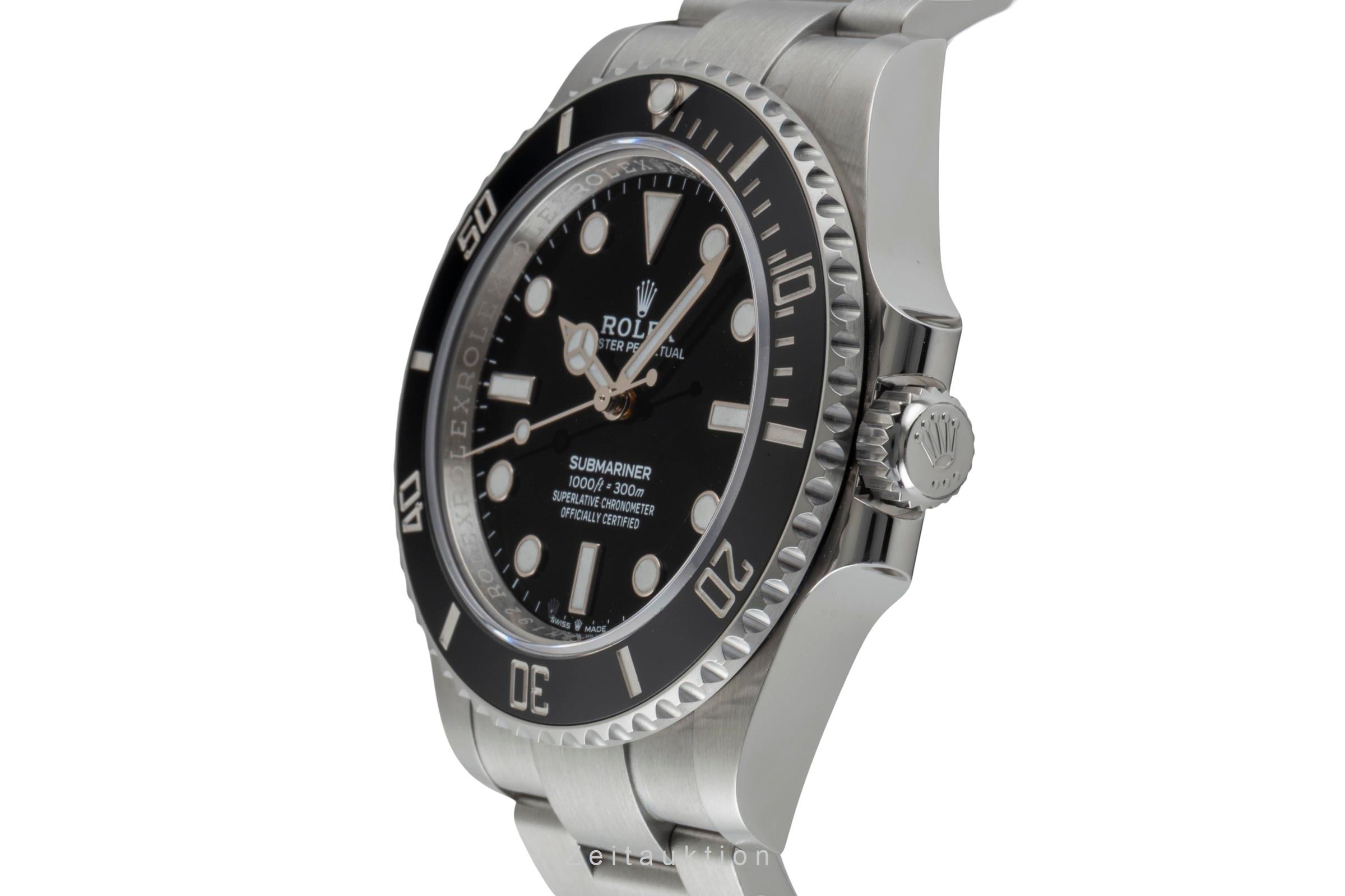 Rolex Submariner No Date Edelstahl Automatik Herrenuhr Ref. 124060 B&P 2023 [2600800]
