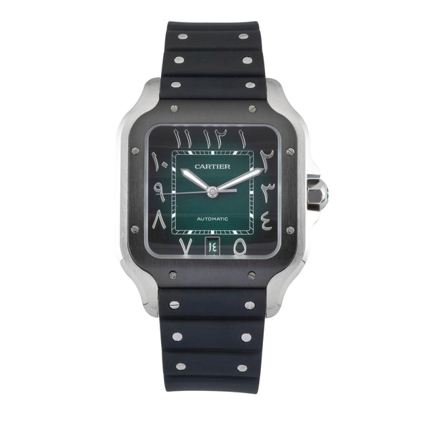 Cartier Santos acciaio automatismo orologio da uomo WSSA0055  [2600804]