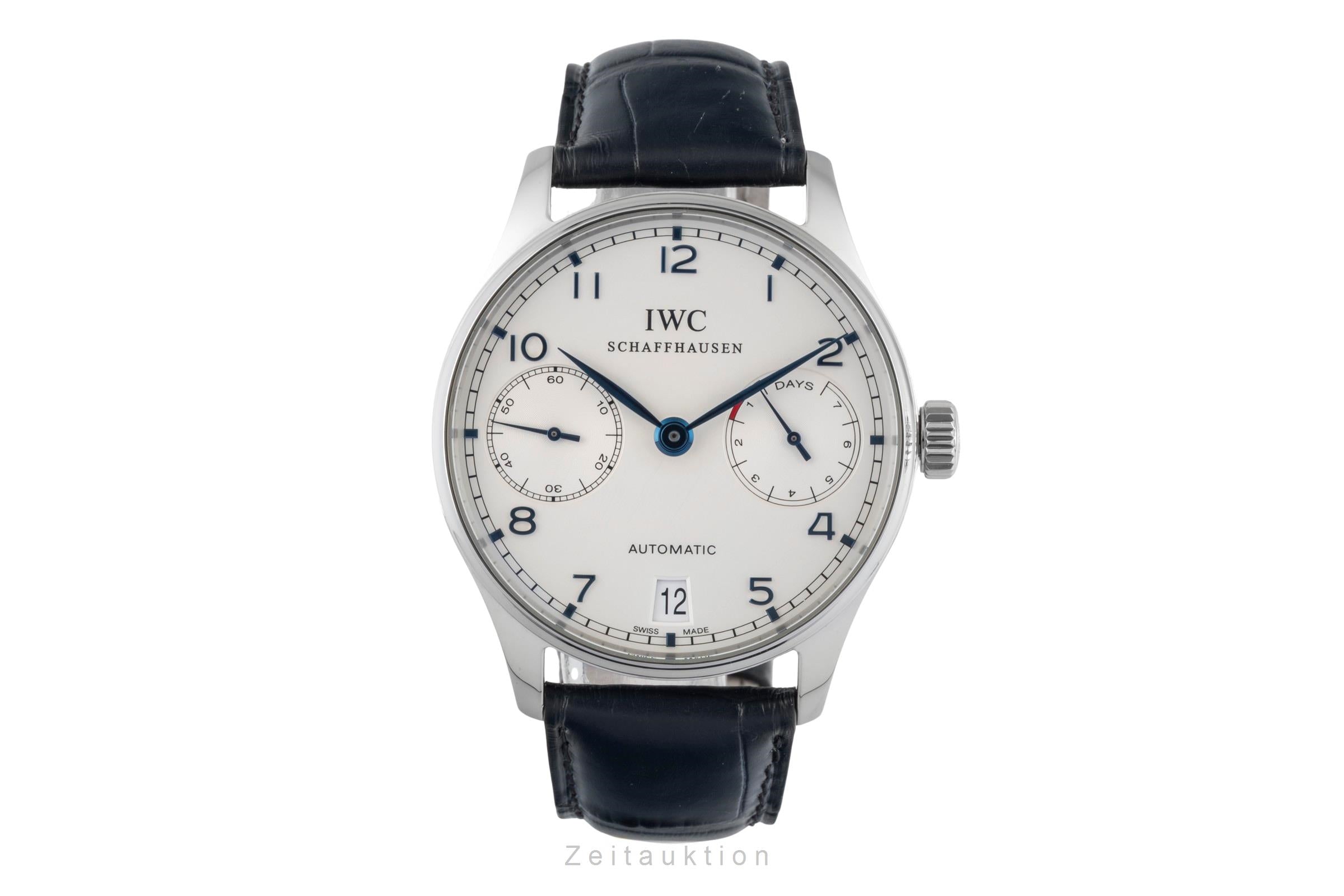 IWC Portugieser steel automatic men's watch IW500107 LP: 14000EUR  [2600805]