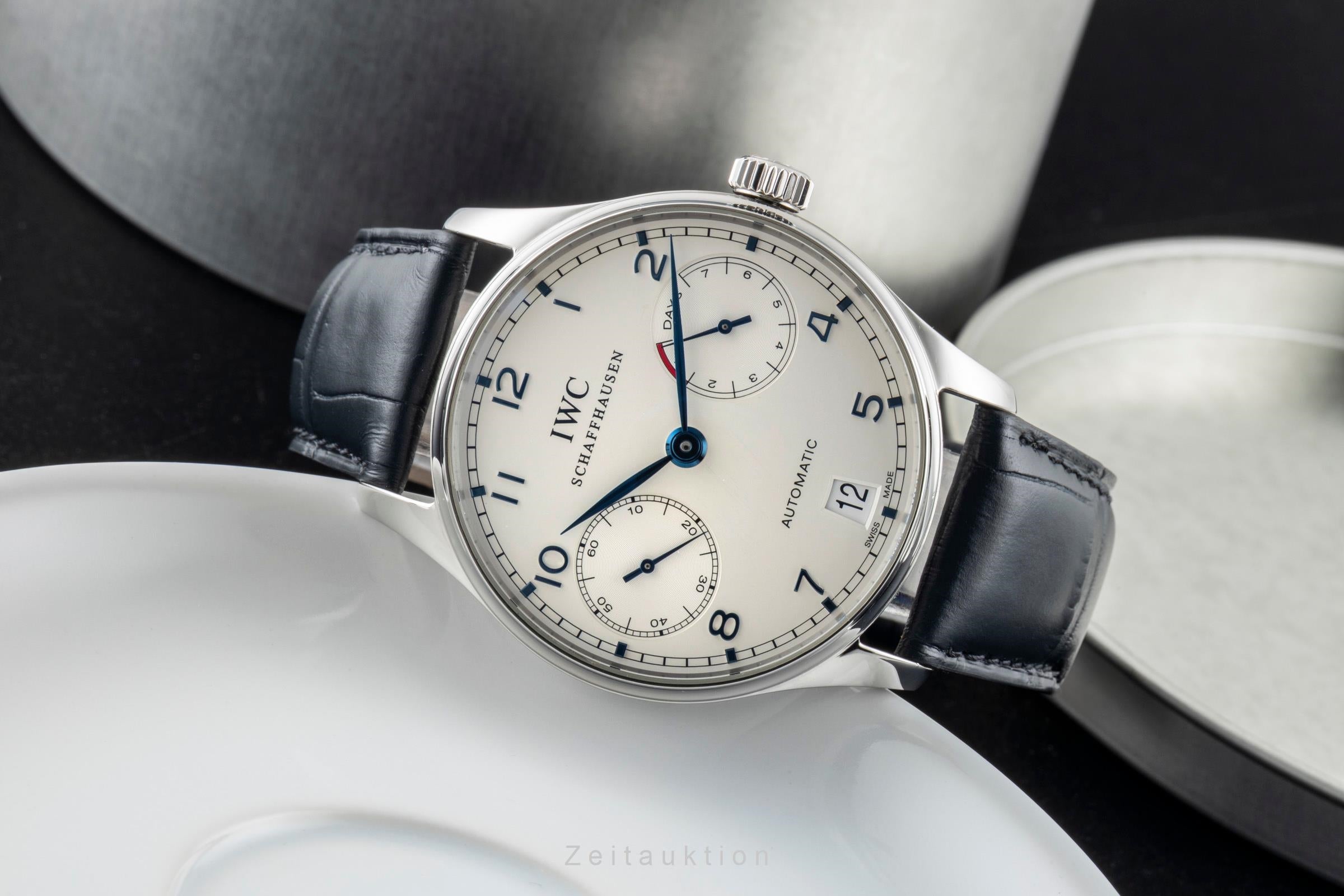 IWC Portugieser steel automatic men's watch IW500107 LP: 14000EUR  [2600805]