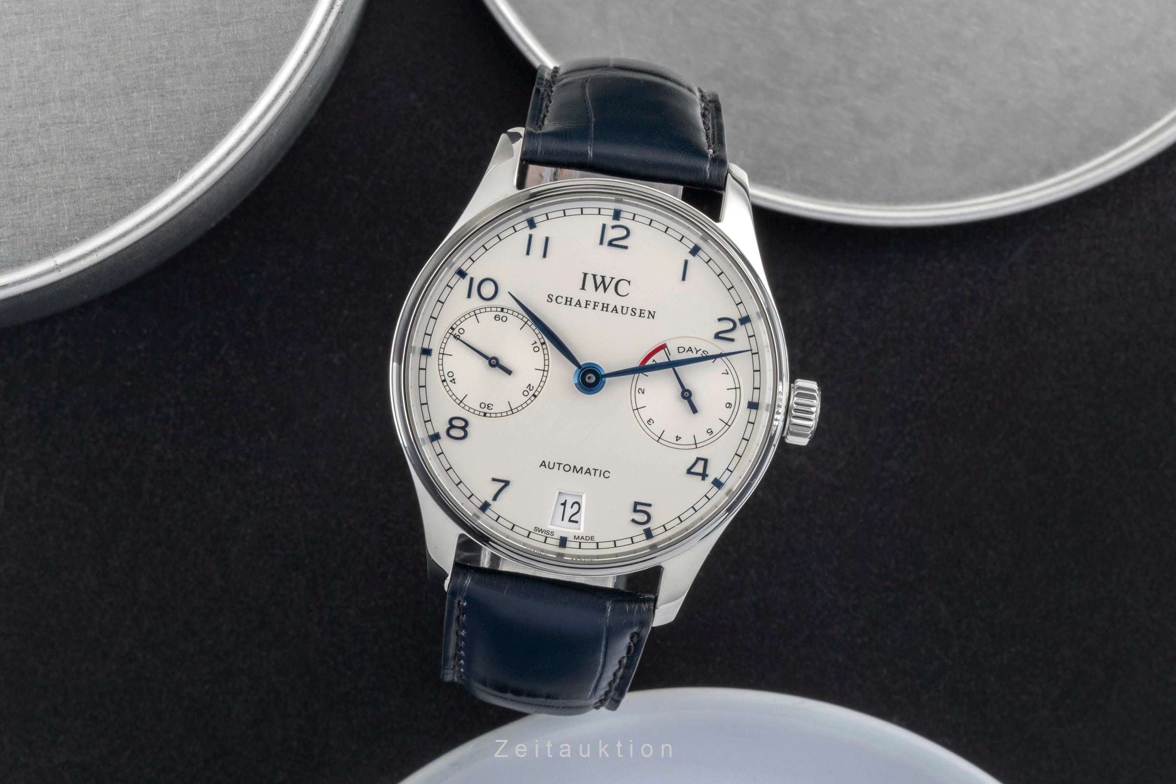 IWC Portugieser steel automatic men's watch IW500107 LP: 14000EUR  [2600805]