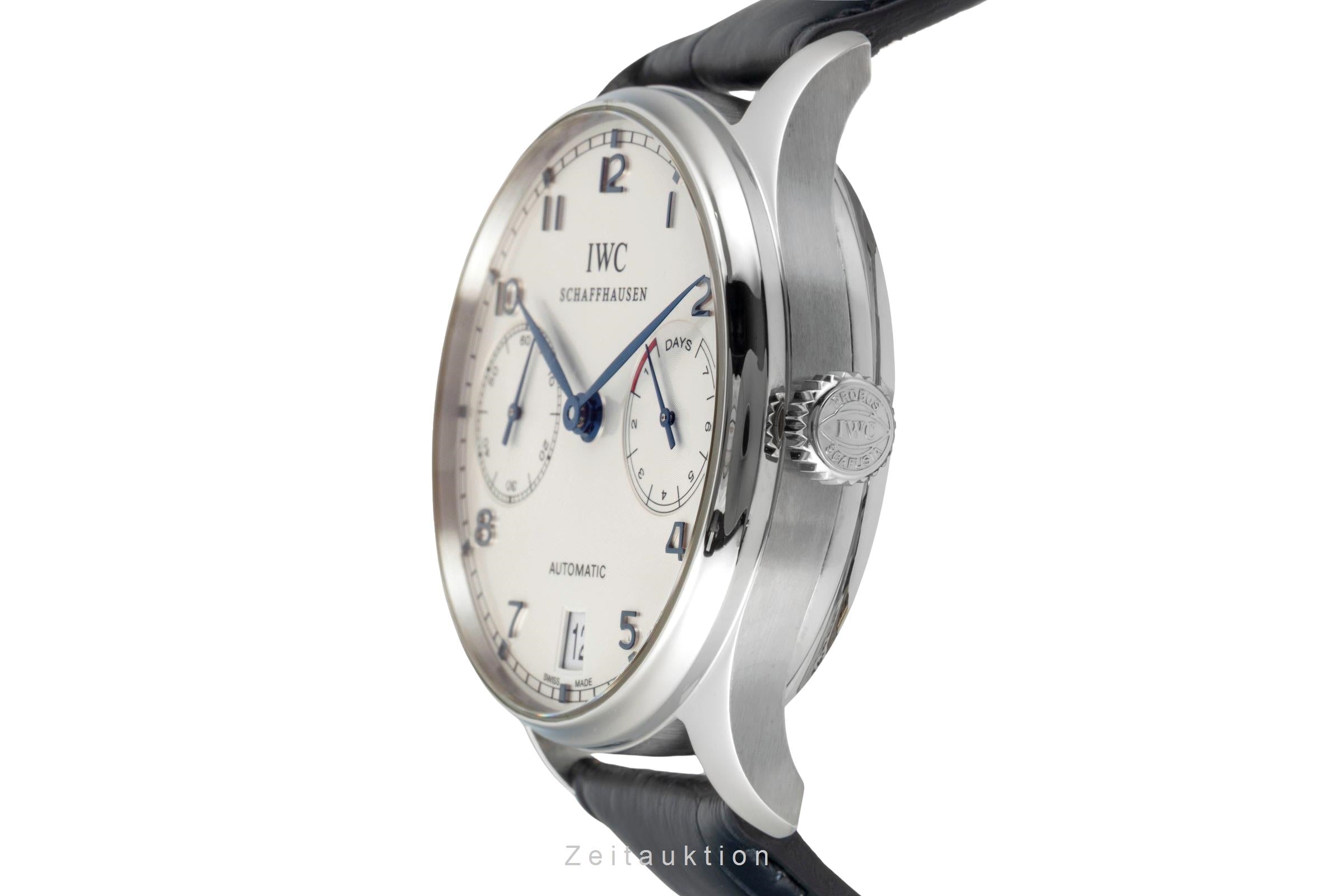 IWC Portugieser steel automatic men's watch IW500107 LP: 14000EUR  [2600805]
