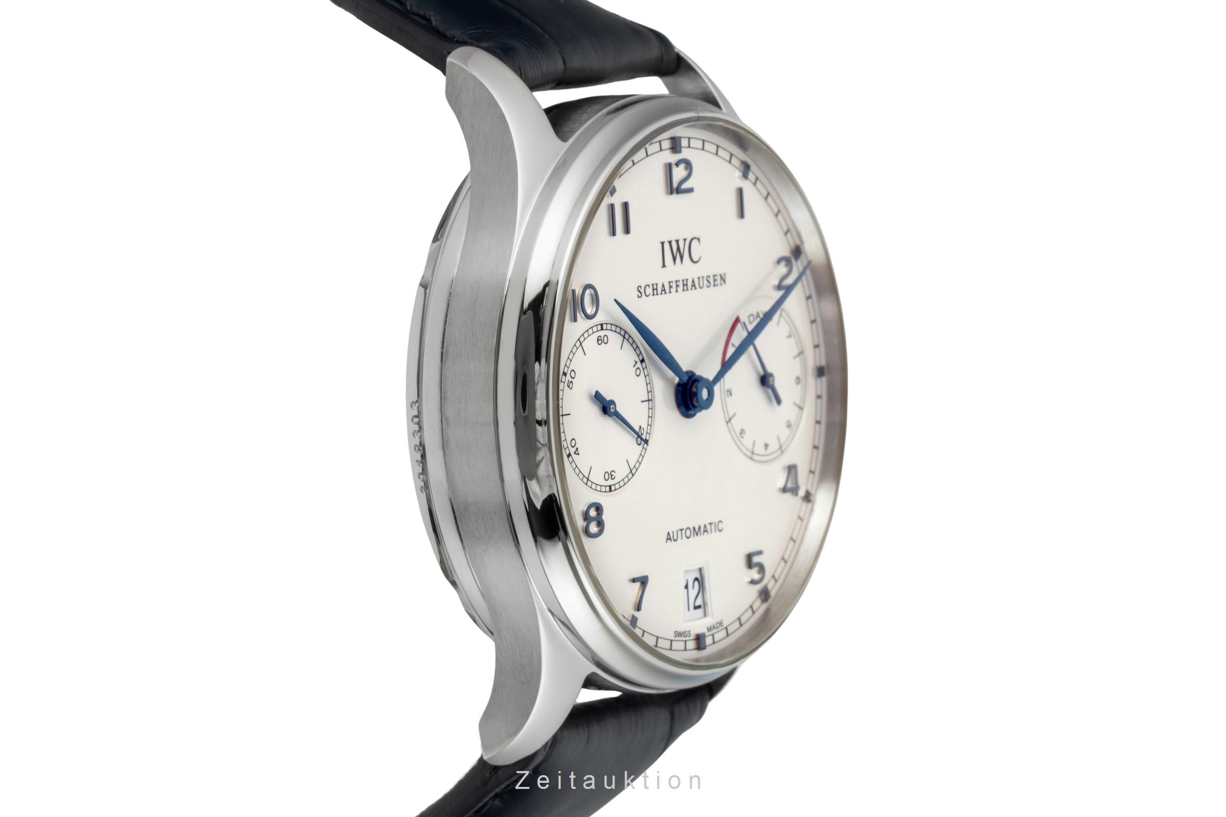 IWC Portugieser steel automatic men's watch IW500107 LP: 14000EUR  [2600805]