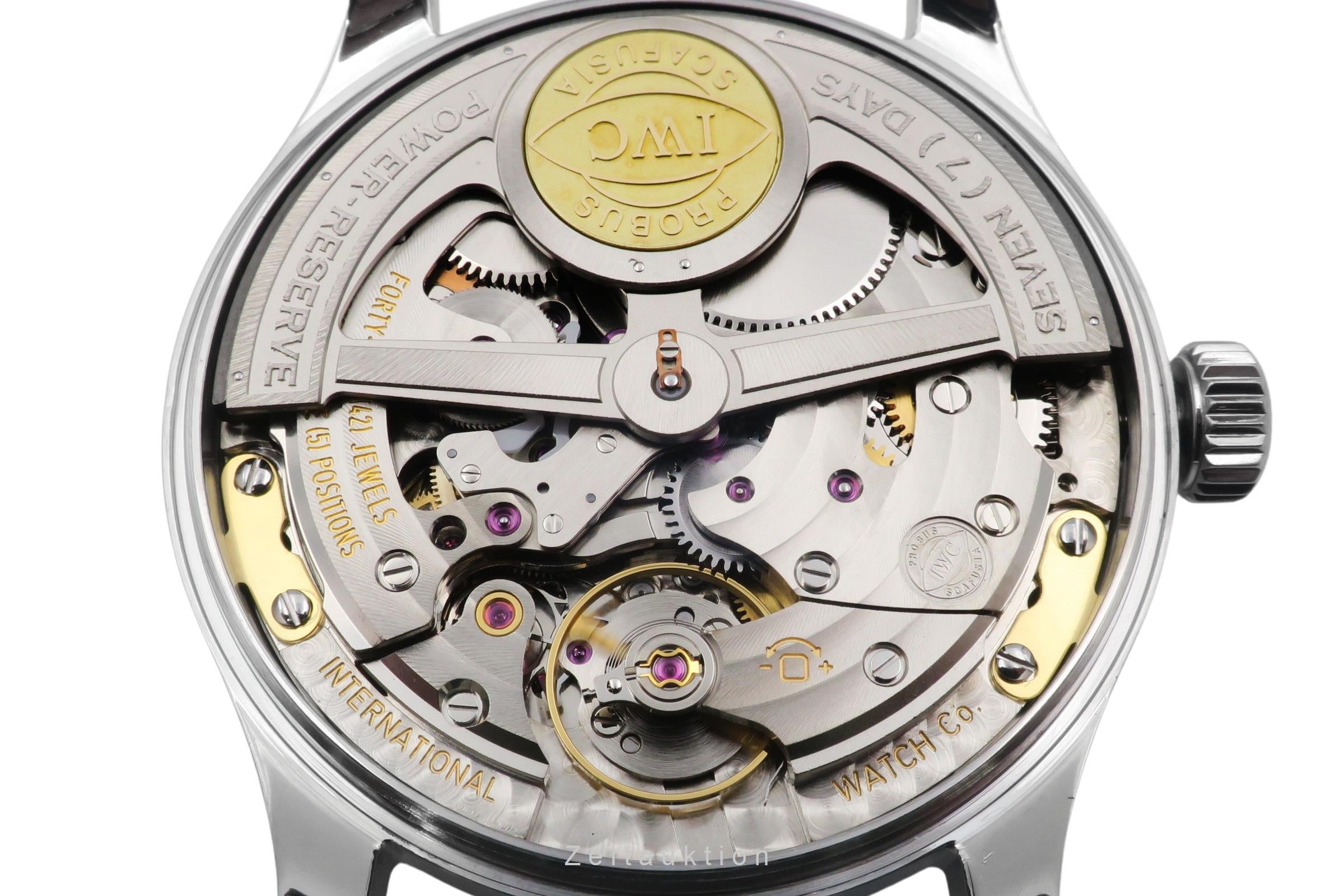 IWC Portugieser steel automatic men's watch IW500107 LP: 14000EUR  [2600805]