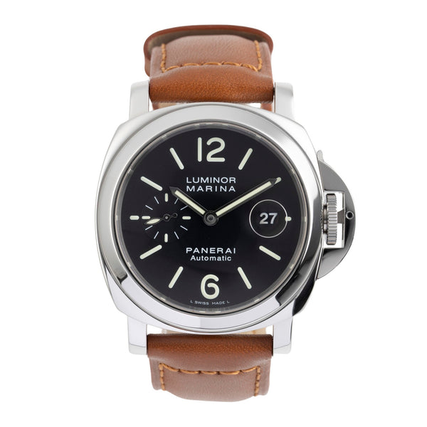 Panerai Luminor Marina acier automatique montre pour hommes PAM00104  [2600806]