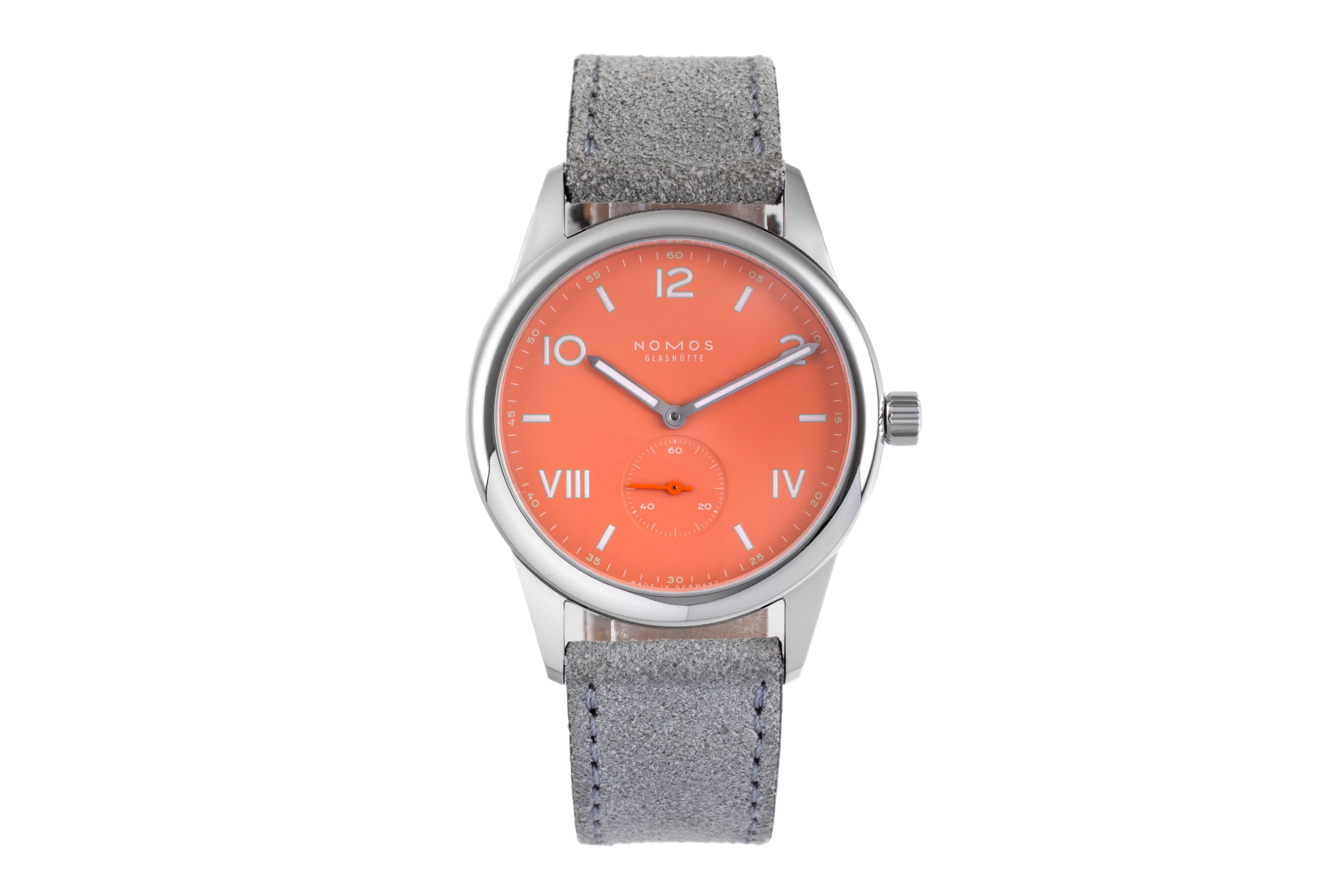 Nomos Club steel manual winding men's watch 725 LP: 1480EUR  [2600808]