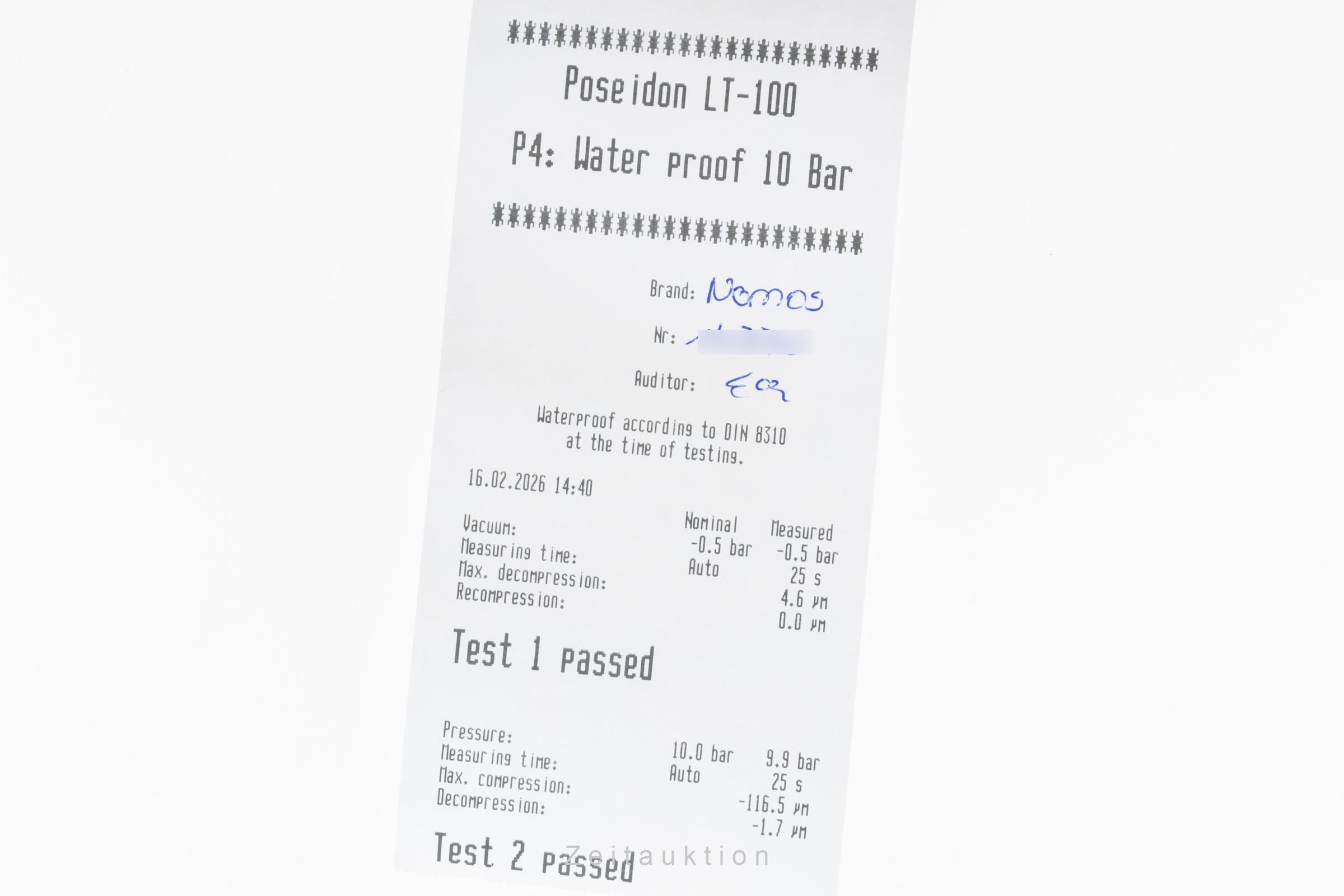 Nomos Club acier à remontage manuel montre pour hommes 725 LP: 1480EUR  [2600808]