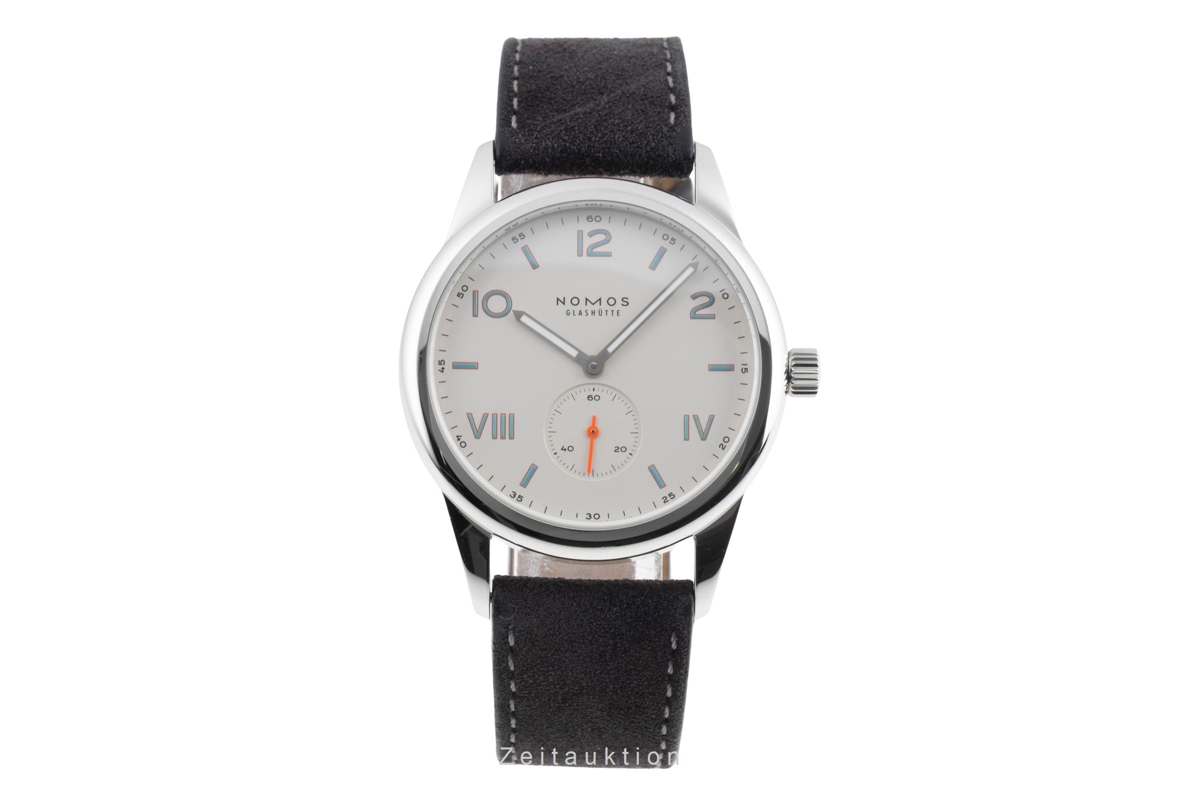 Nomos Club steel manual winding men's watch 735 LP: 1480EUR  [2600809]