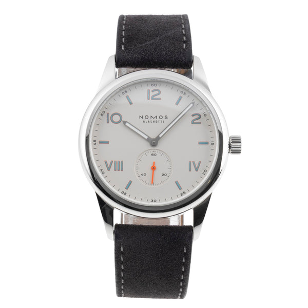 Nomos Club steel manual winding men's watch 735 LP: 1480EUR  [2600809]