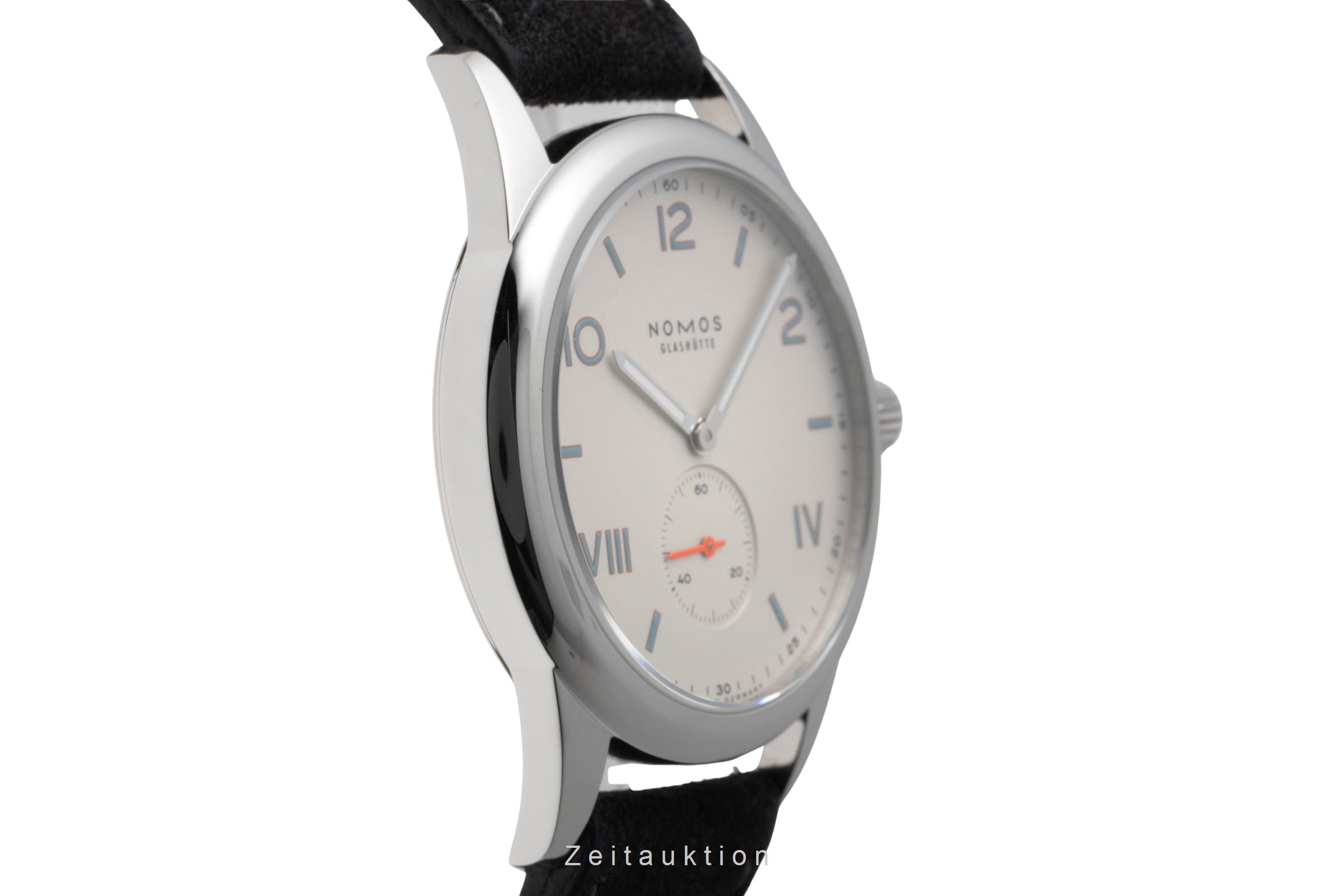 Nomos Club steel manual winding men's watch 735 LP: 1480EUR  [2600809]