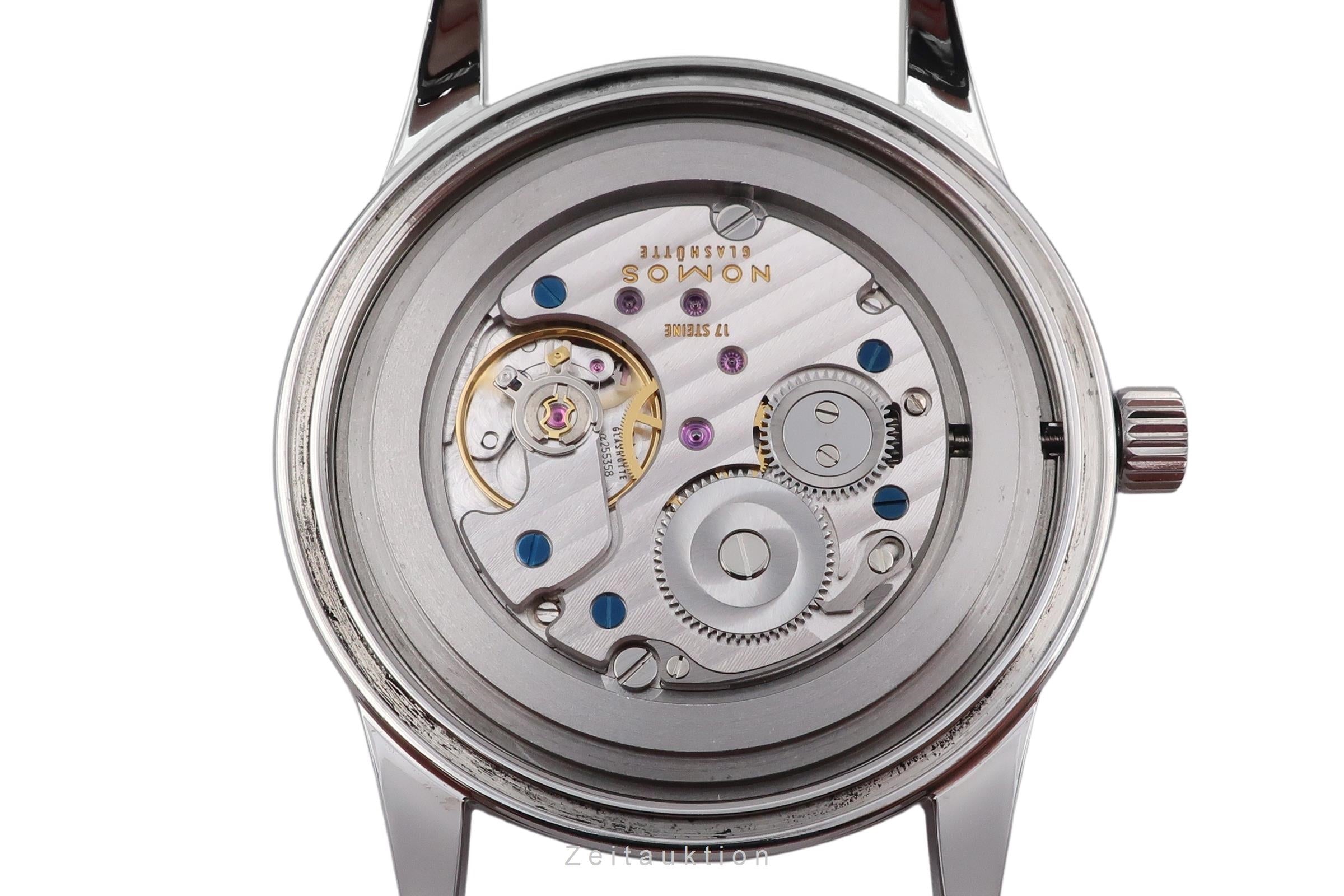 Nomos Club steel manual winding men's watch 735 LP: 1480EUR  [2600809]