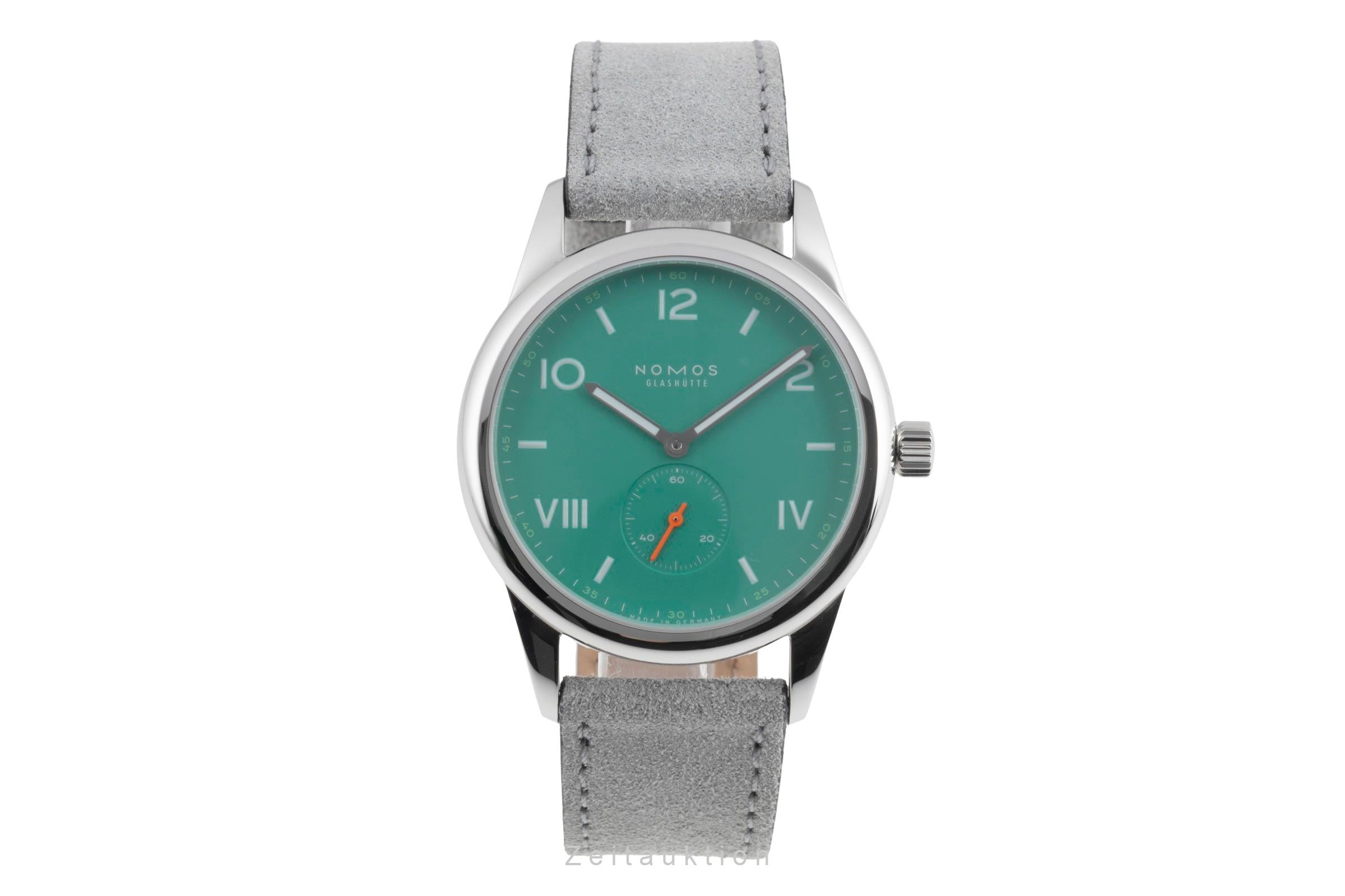 Nomos Club Campus Electric Green Handaufzug Ref. 726 B&P 2024 [2600810]