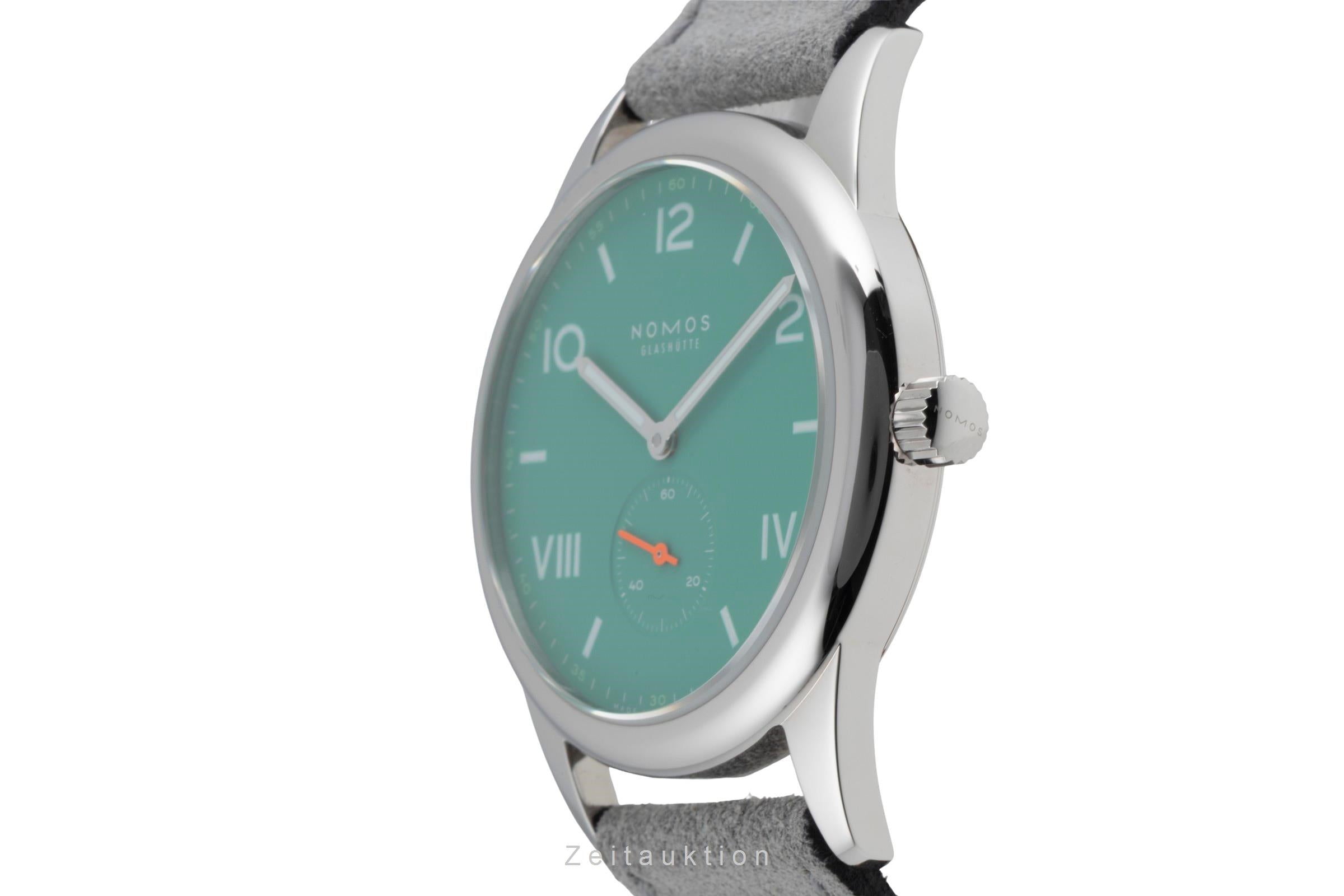 Nomos Club Campus Electric Green Handaufzug Ref. 726 B&P 2024 [2600810]