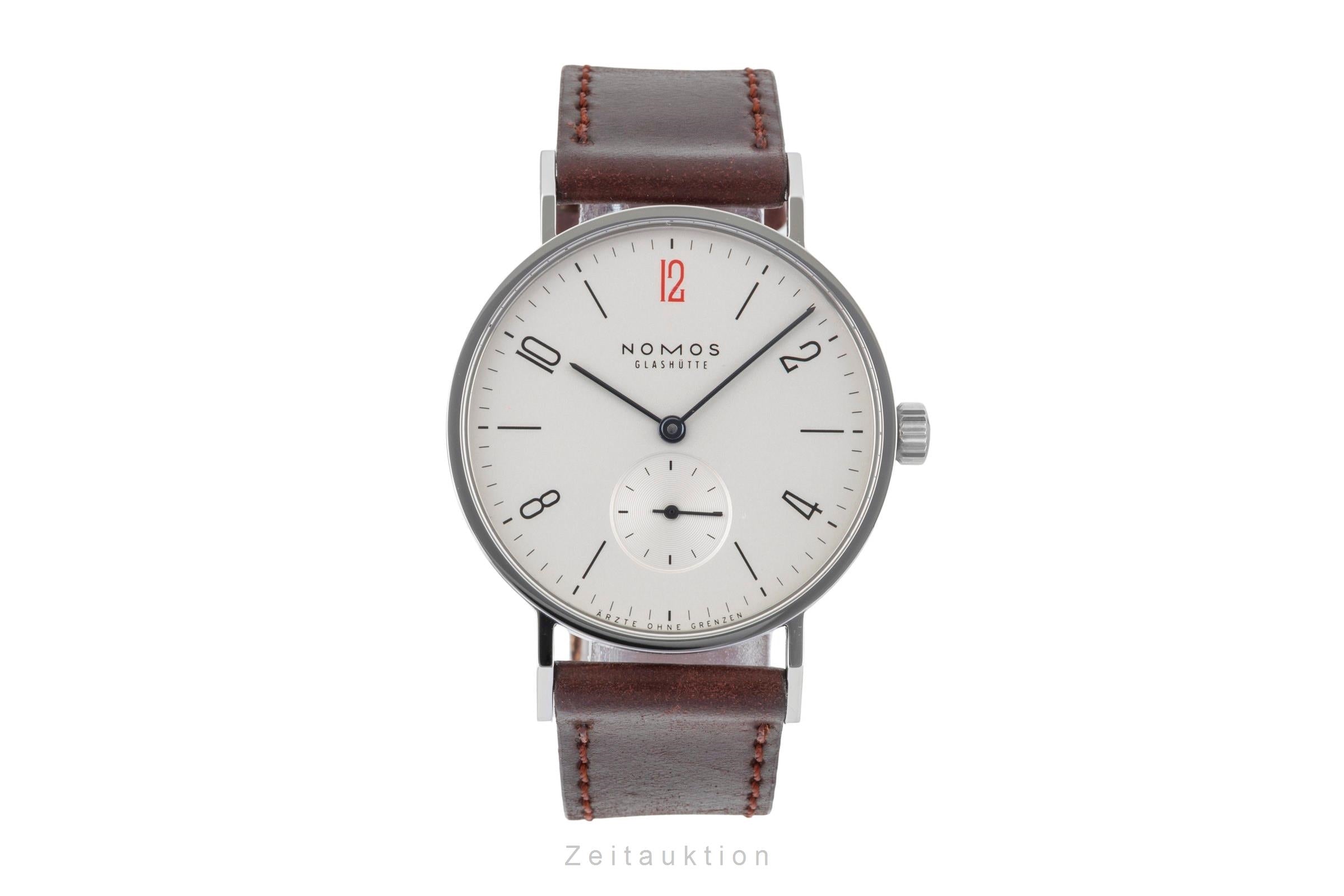 Nomos Tangente acciaio carica manuale orologio da uomo Tangente Ärzte ohne Grenzen Limited  [2600811]
