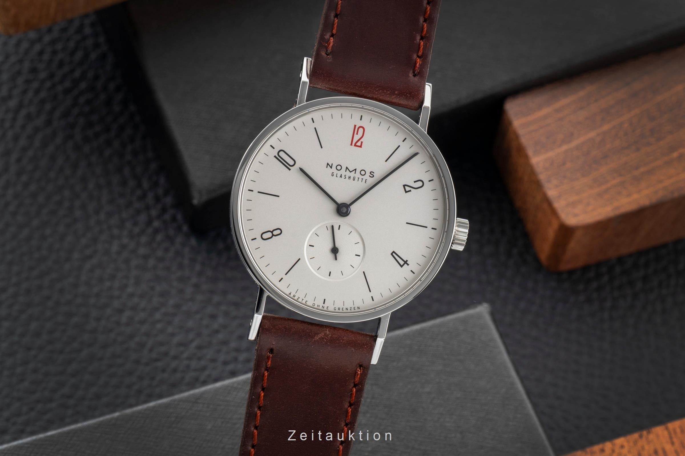 Nomos Tangente steel manual winding men's watch Tangente Ärzte ohne Grenzen Limited  [2600811]