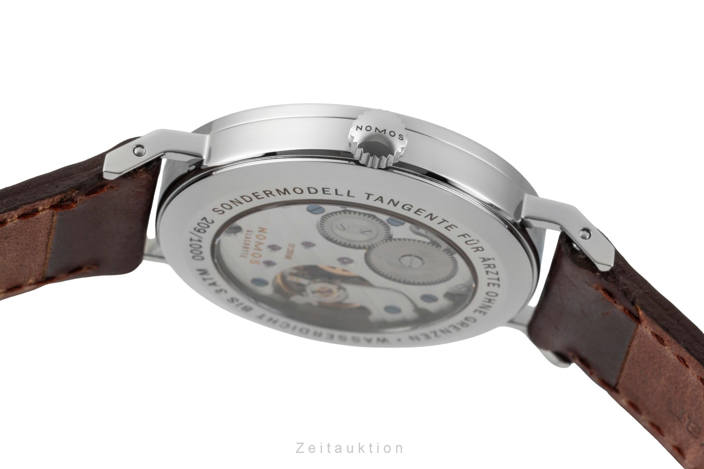 Nomos Tangente acciaio carica manuale orologio da uomo Tangente Ärzte ohne Grenzen Limited  [2600811]