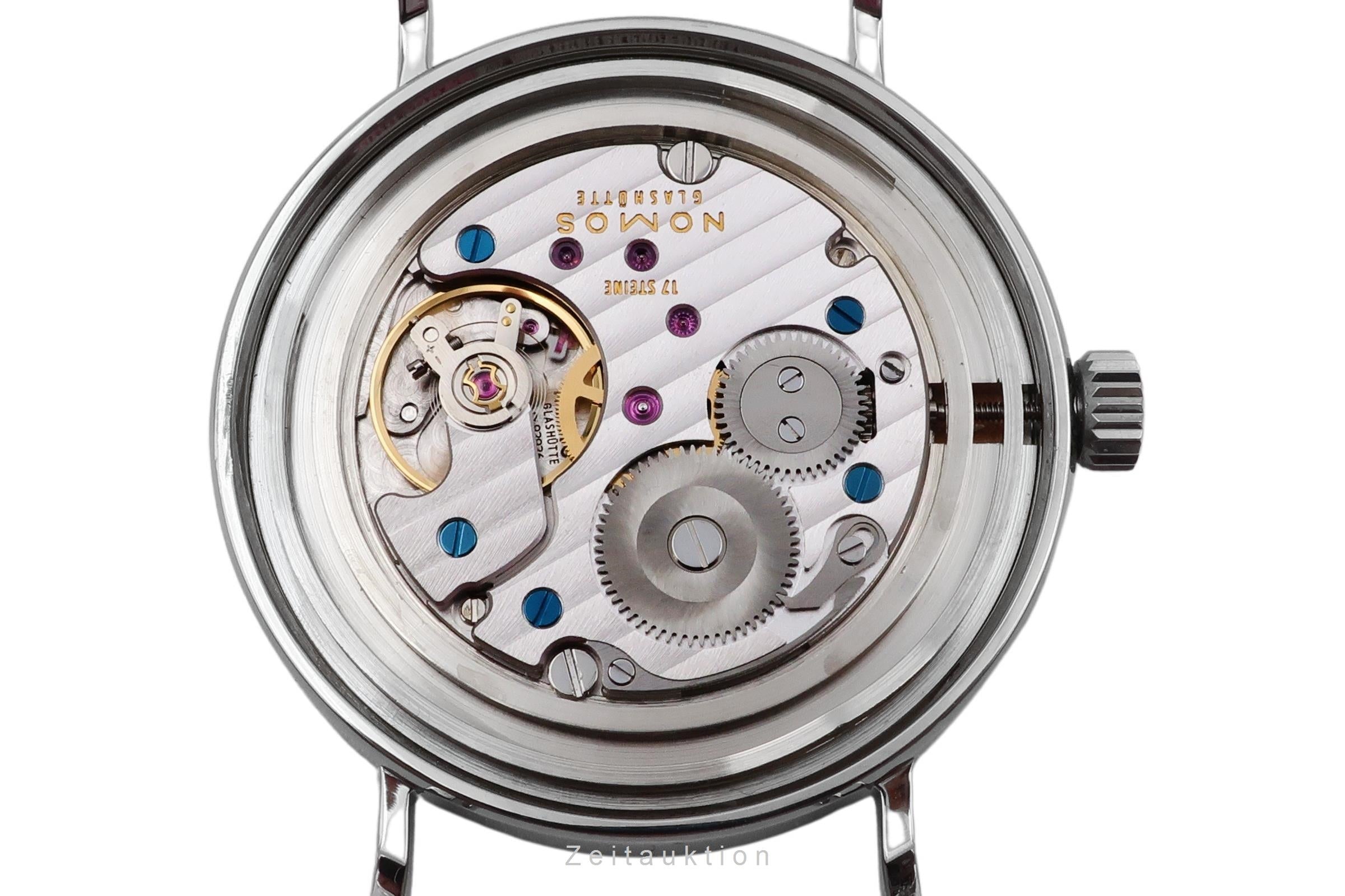 Nomos Tangente acciaio carica manuale orologio da uomo Tangente Ärzte ohne Grenzen Limited  [2600811]
