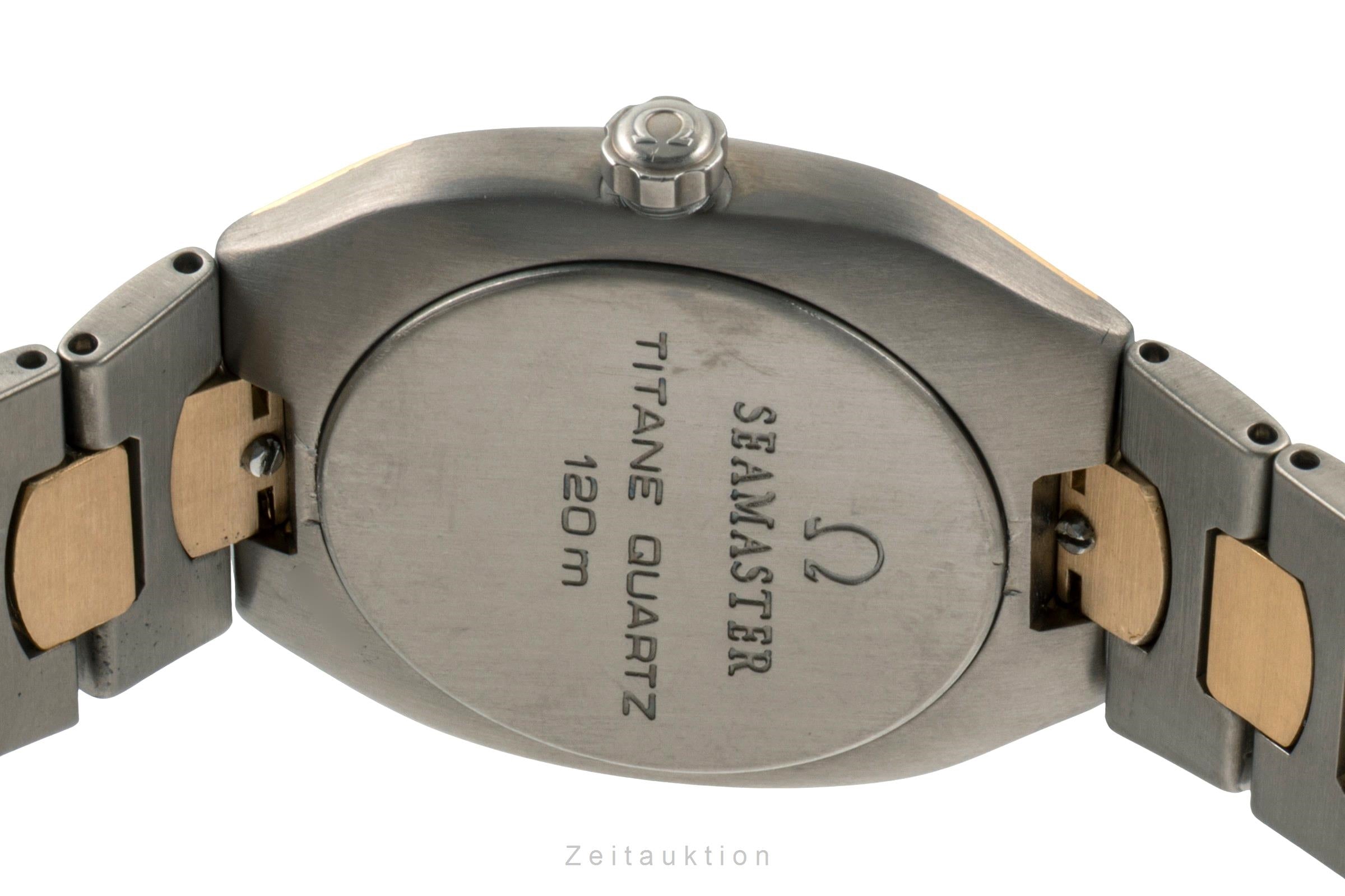 Omega Seamaster titanium / gold quartz Kal. 1438 Ref. 5810.45.00