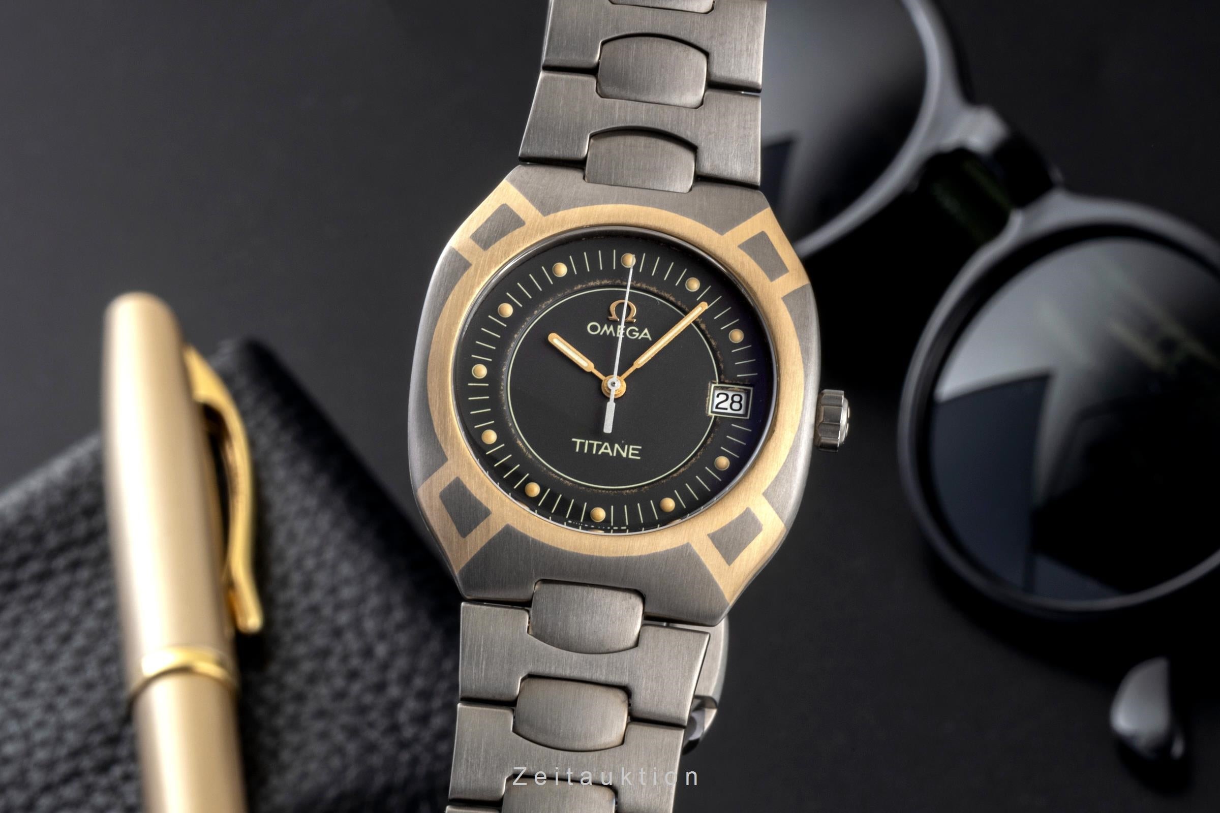 OMEGA Seamaster TITANE QUARTZ 腕時計 本体 Omega Seamaster titanium / gold quartz Kal. 1538 Ref. 5814.40.00