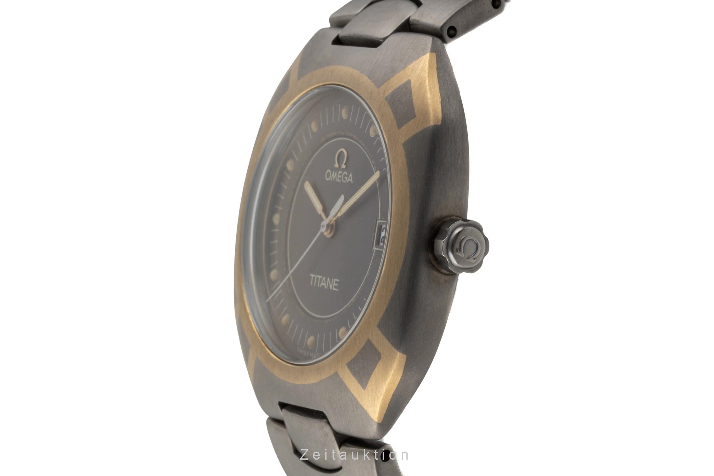 Omega Seamaster titanio / oro cuarzo reloj para caballeros 5814.40.00  [2600813]