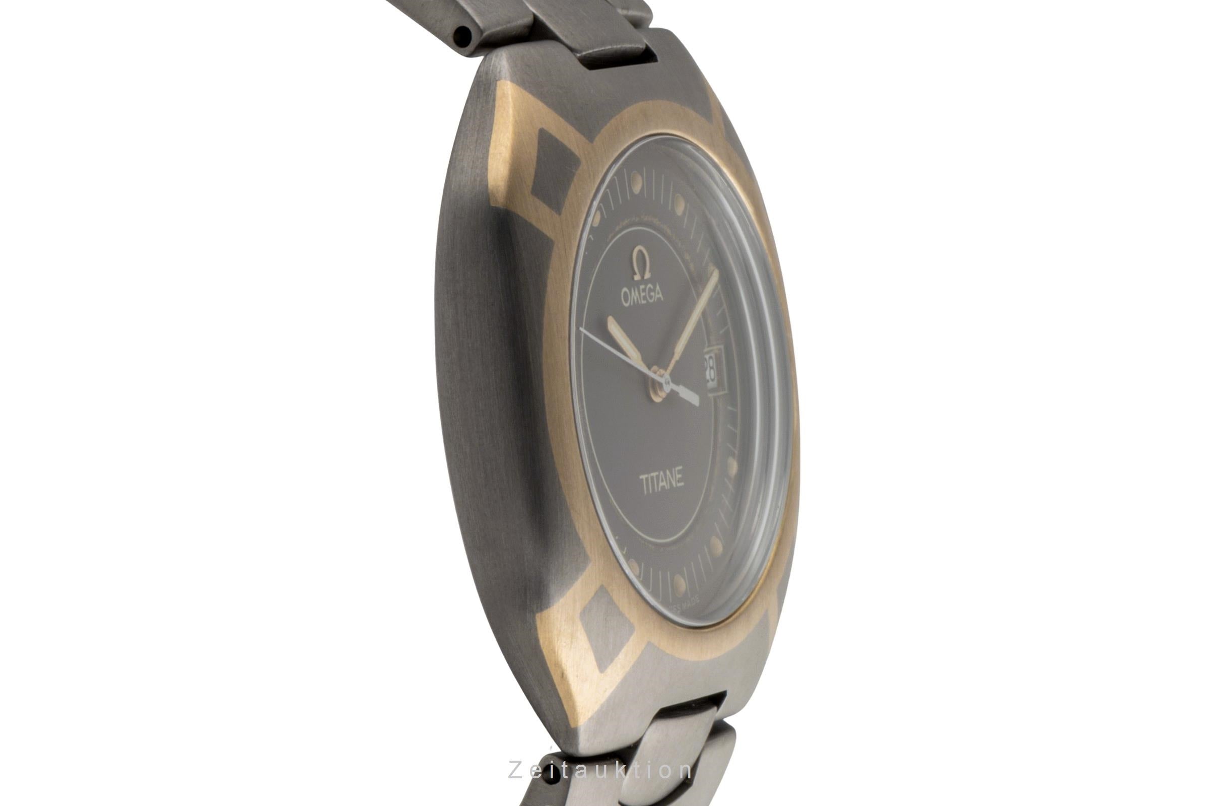 Omega Seamaster titanio / oro cuarzo reloj para caballeros 5814.40.00  [2600813]
