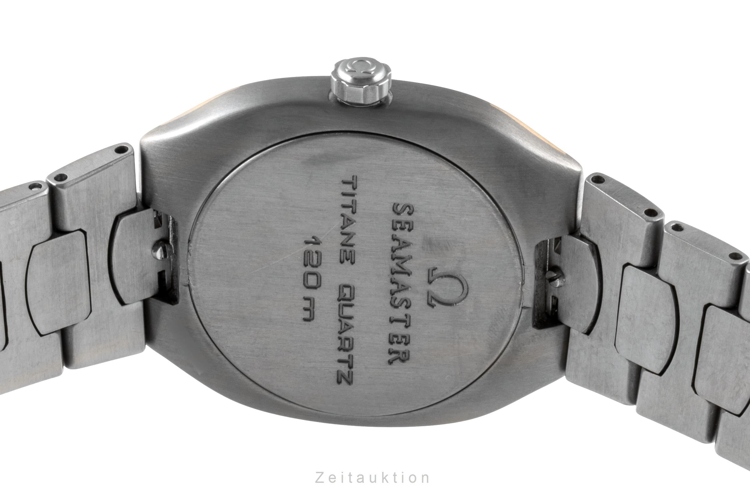 Omega Seamaster titanio / oro cuarzo reloj para caballeros 5814.40.00  [2600813]