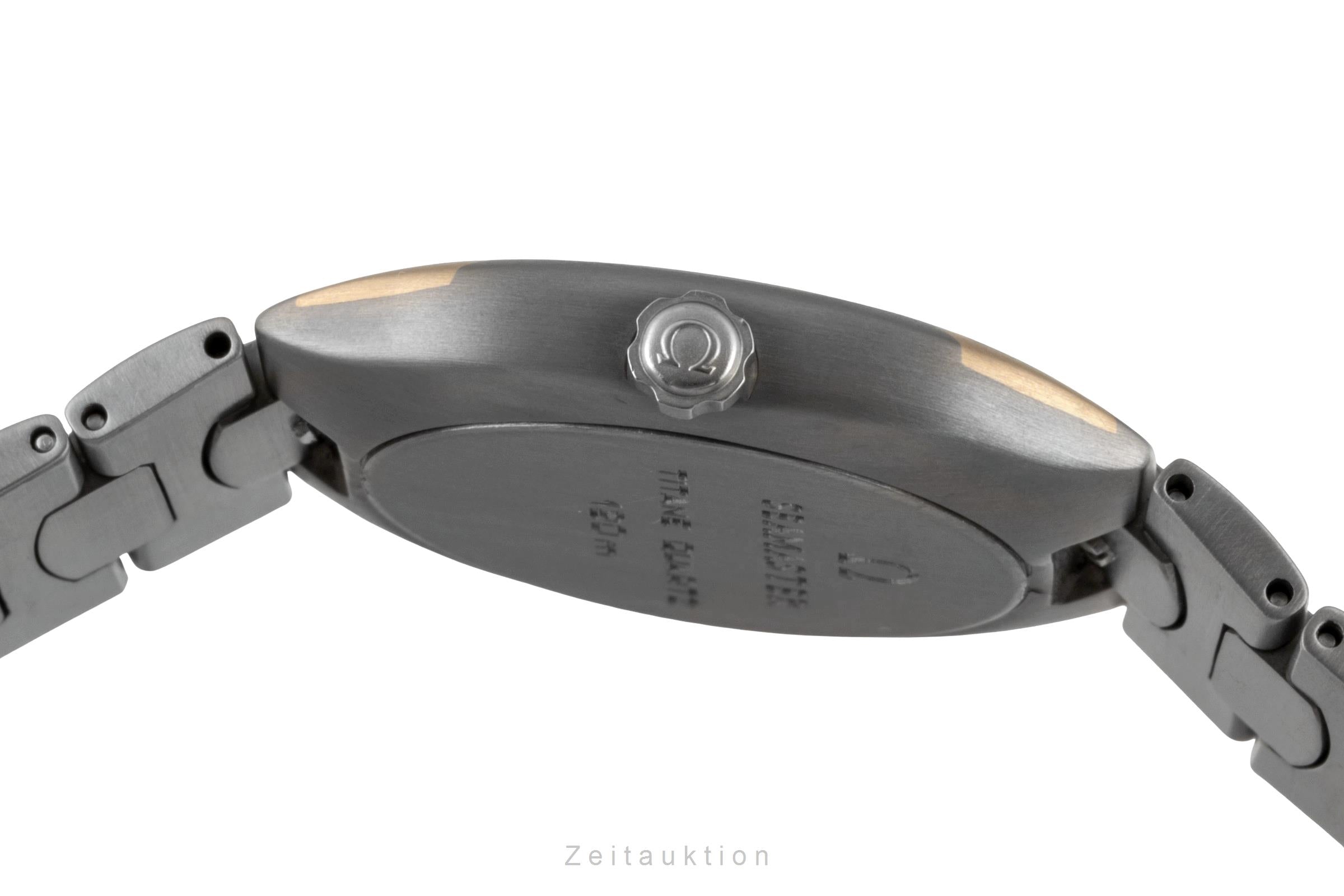 Omega Seamaster titanio / oro cuarzo reloj para caballeros 5814.40.00  [2600813]