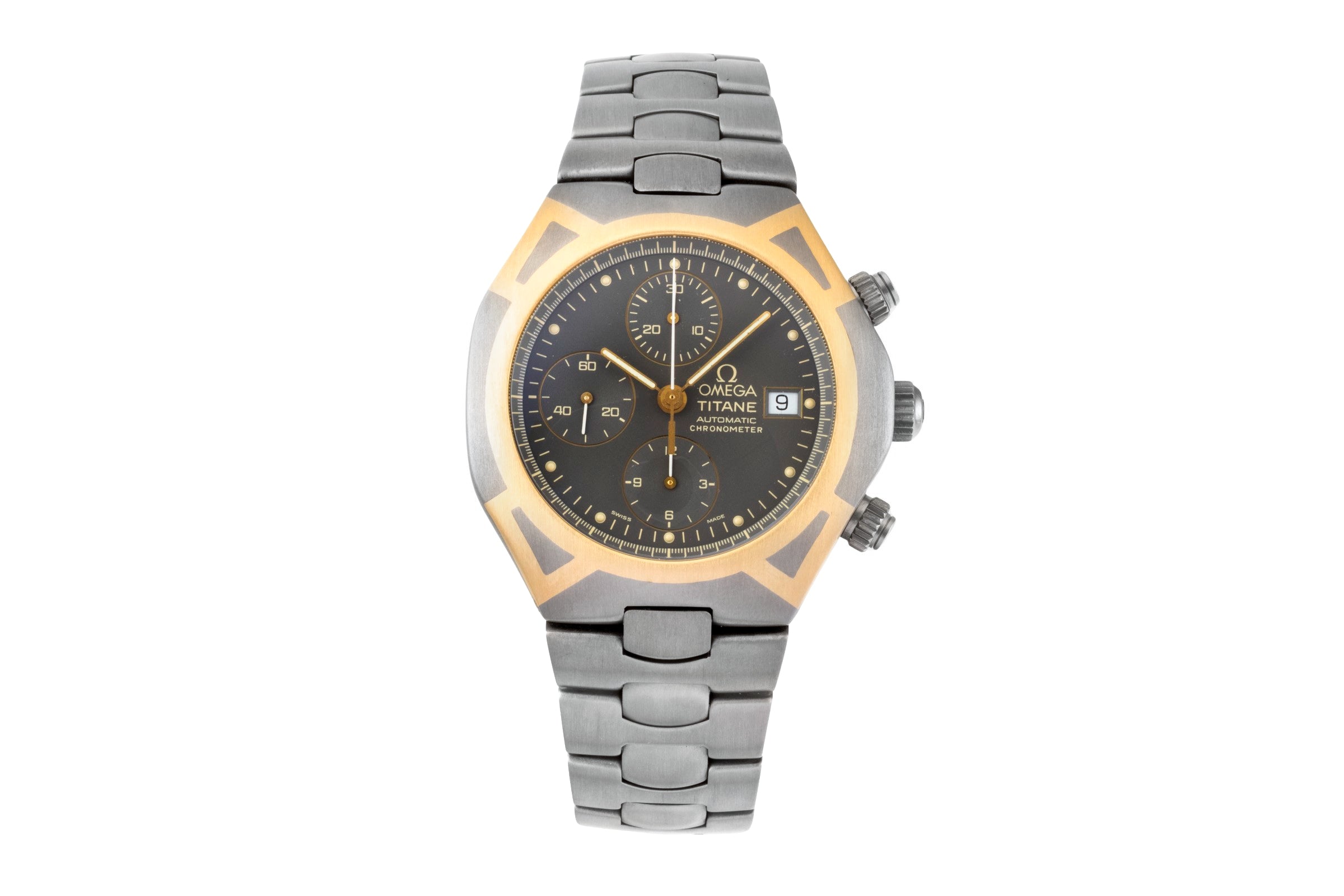 Omega Seamaster Polaris Chronograph Titan / Gold Automatik Herrenuhr Ref. 5890.40.00  [2600814]