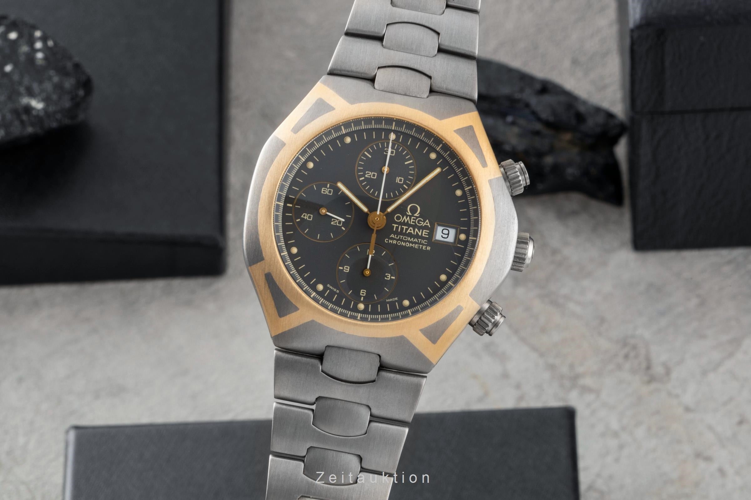 Omega Seamaster Polaris Chronograph Titan / Gold Automatik Herrenuhr Ref. 5890.40.00  [2600814]
