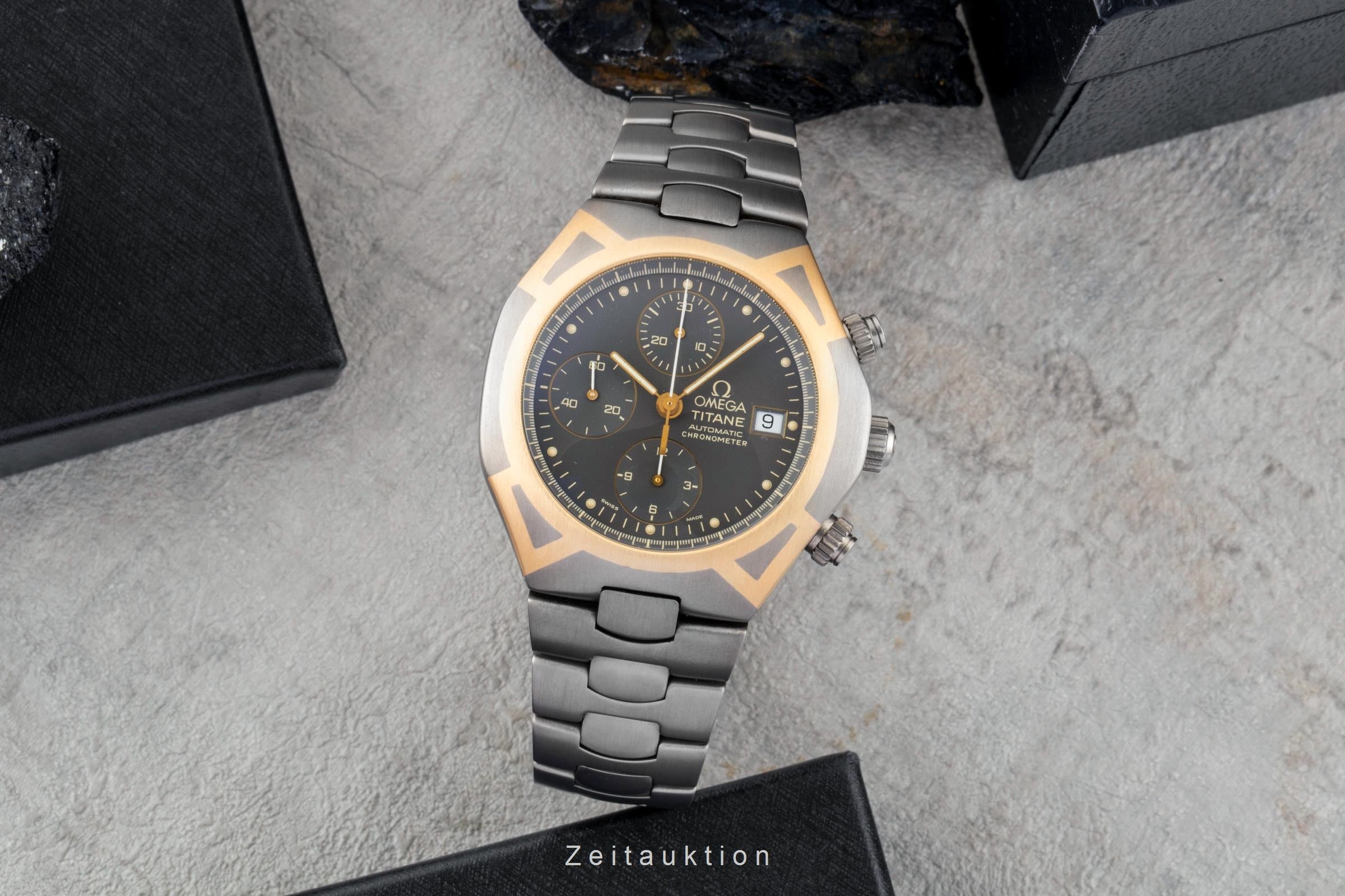 Omega Seamaster Polaris Chronograph Titan / Gold Automatik Ref. 5890.40.00  [2600814]