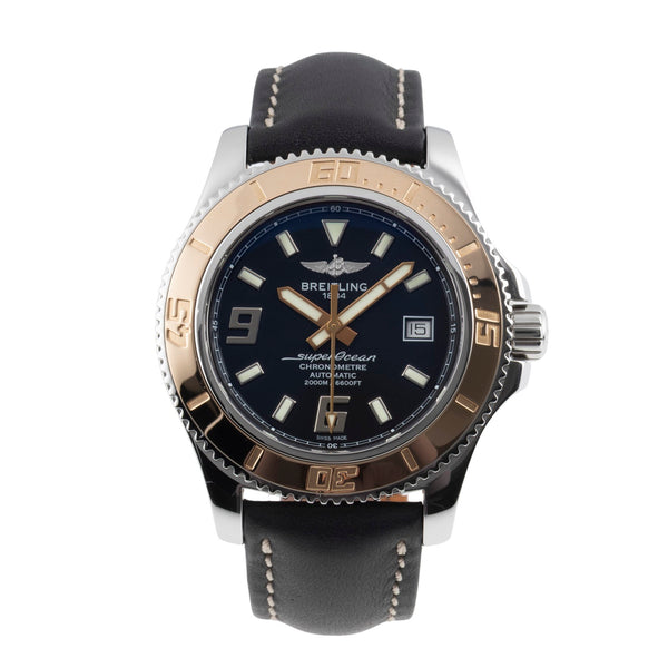 Breitling Superocean 44 Stahl / Gold Automatik Datum Ref. C1739112/BA77 B&P [2600816]
