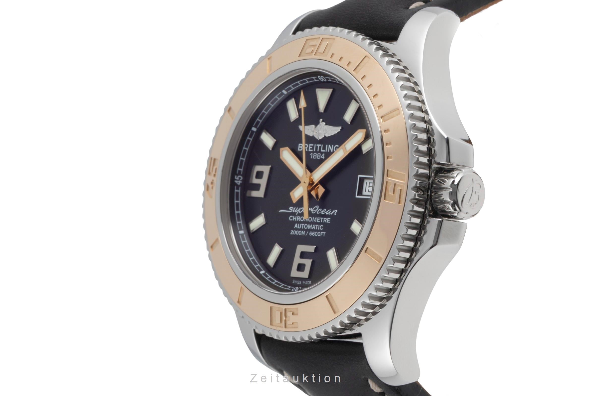 Breitling Superocean 44 Stahl / Gold Automatik Datum Ref. C1739112/BA77 B&P [2600816]