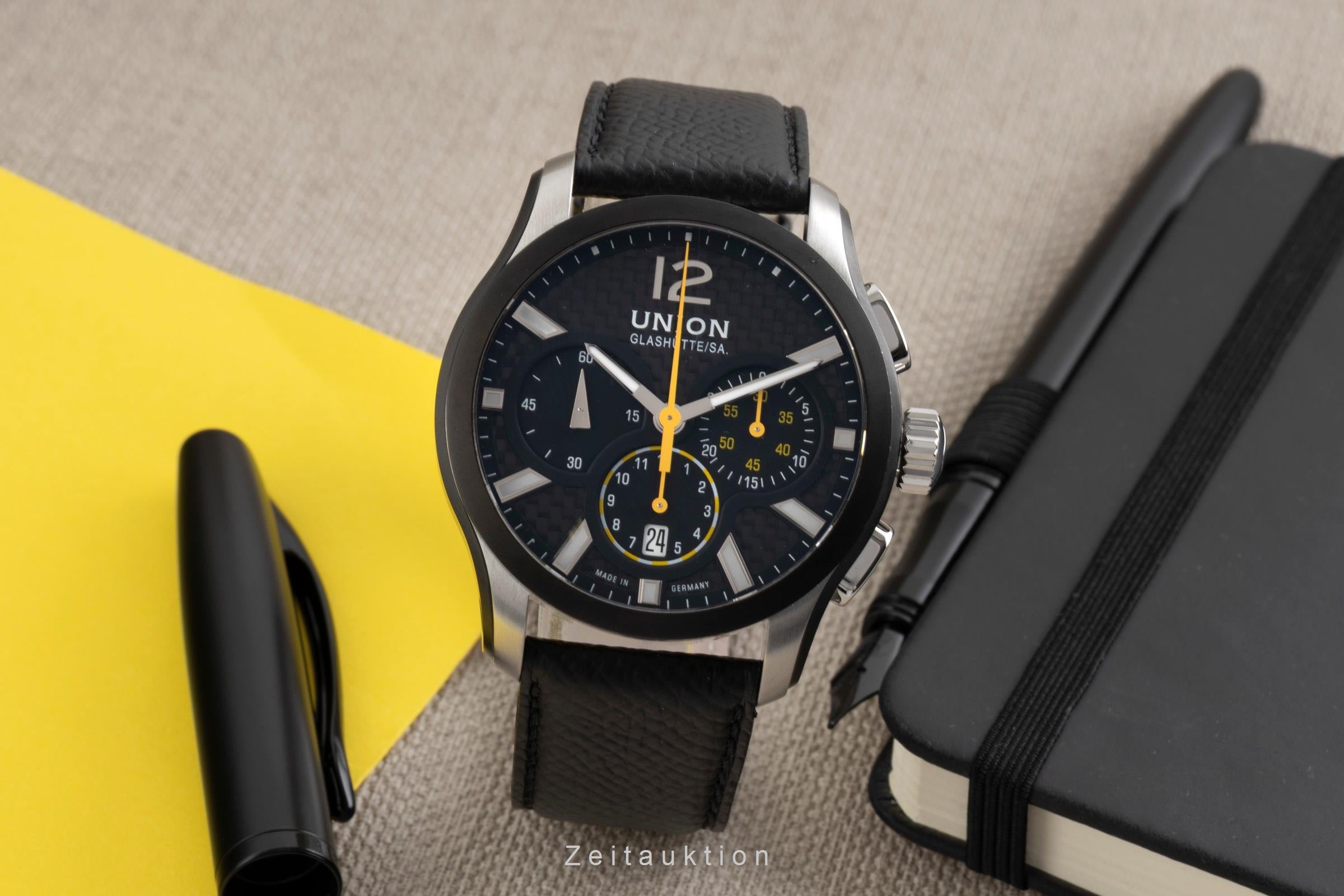 Union Glashütte Belisar Chronograph Automatik Stahl Herrenuhr Ref. D002.627A  [2600817]