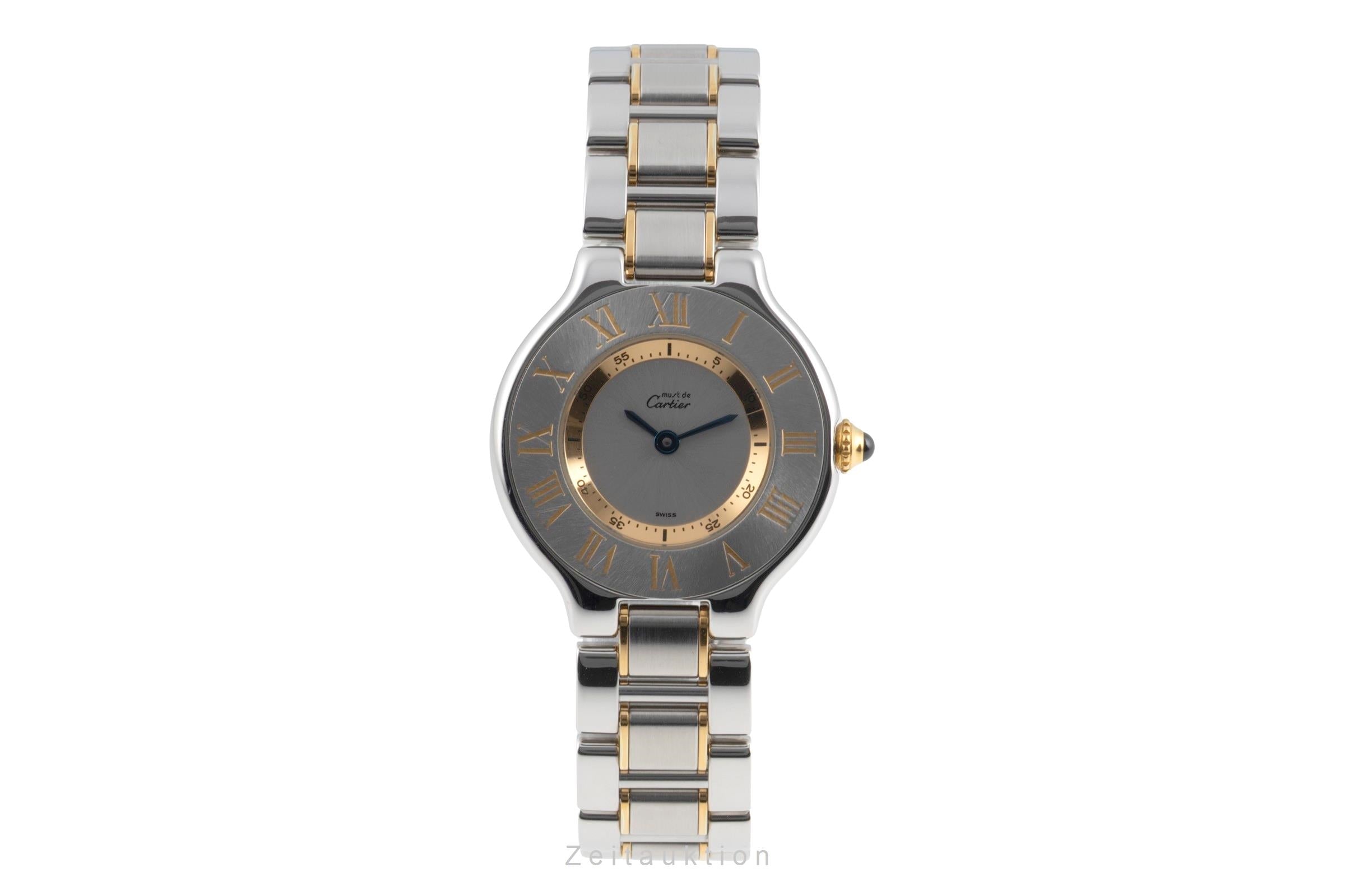 洋楽 DAIKITSUNETATHEFIRSTSUITE FOR CARTIER Cartier Ligne 21 gilt / steel quartz Kal. 90 Ref. W10073R6 | 2600818