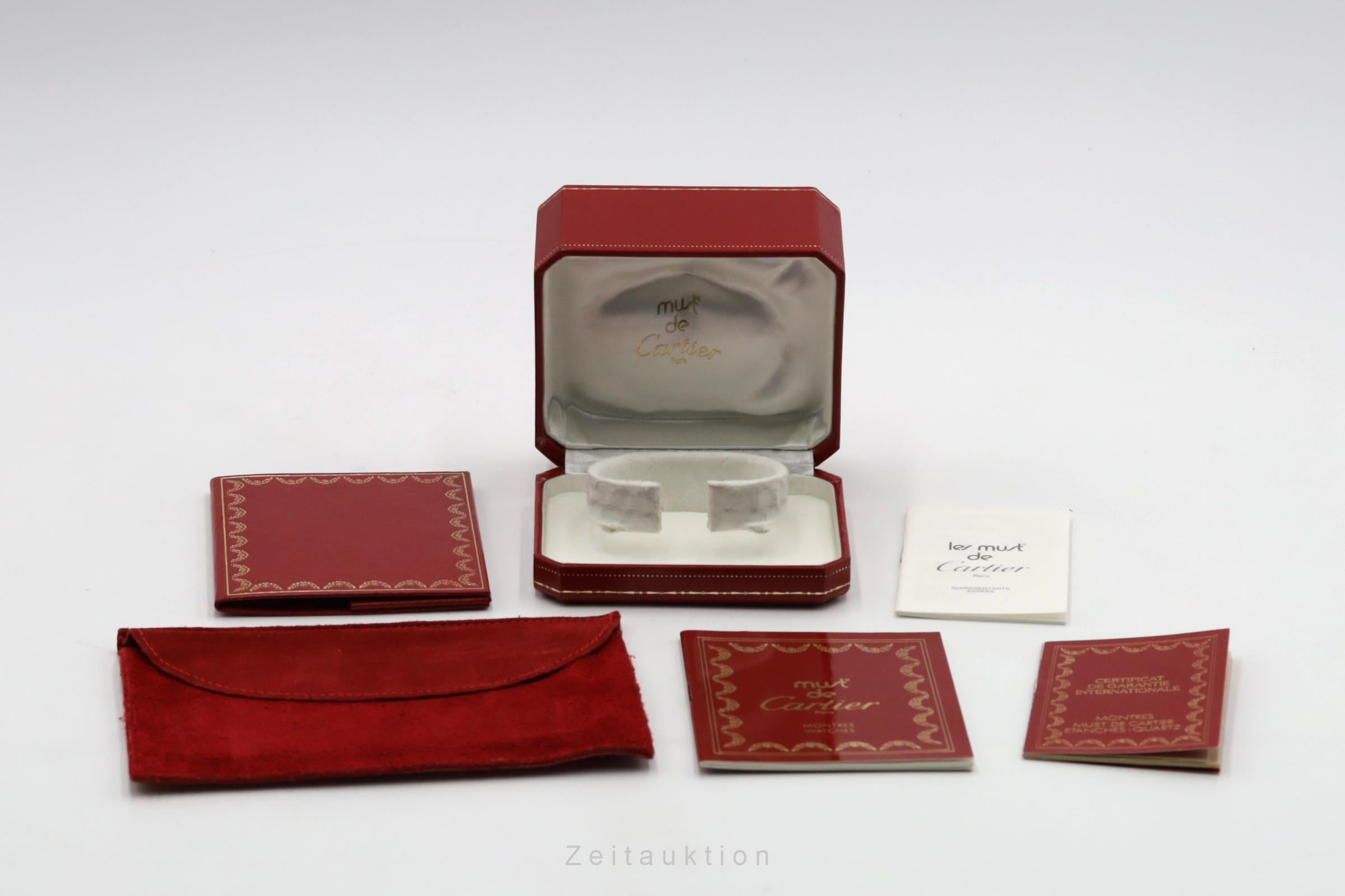 Cartier must de Cartier 21 Lady Stahl / Gold Quarz Ref. W10073R6 B&P 1997 [2600818]