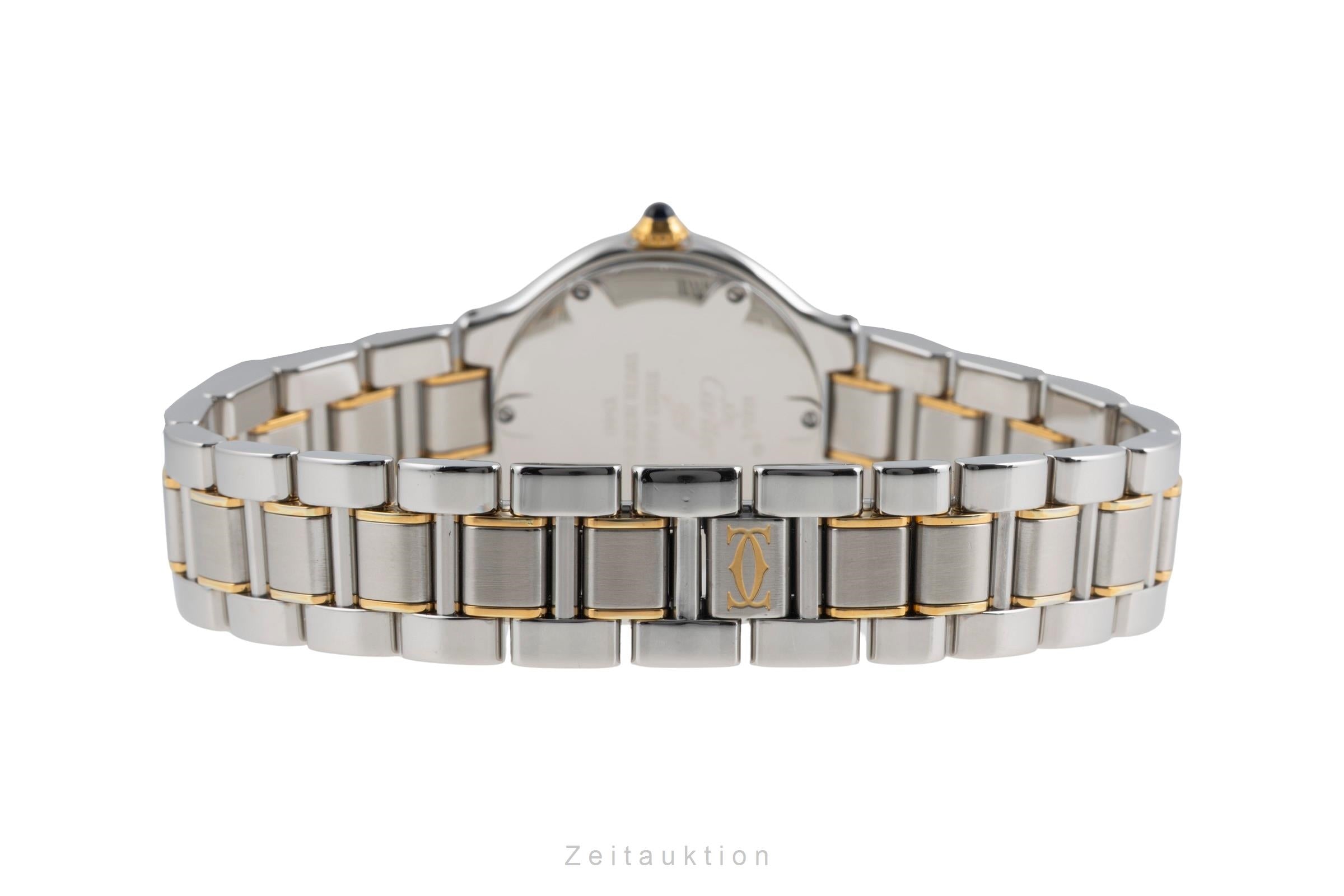 Cartier must de Cartier 21 Lady Stahl / Gold Quarz Ref. W10073R6 B&P 1997 [2600818]
