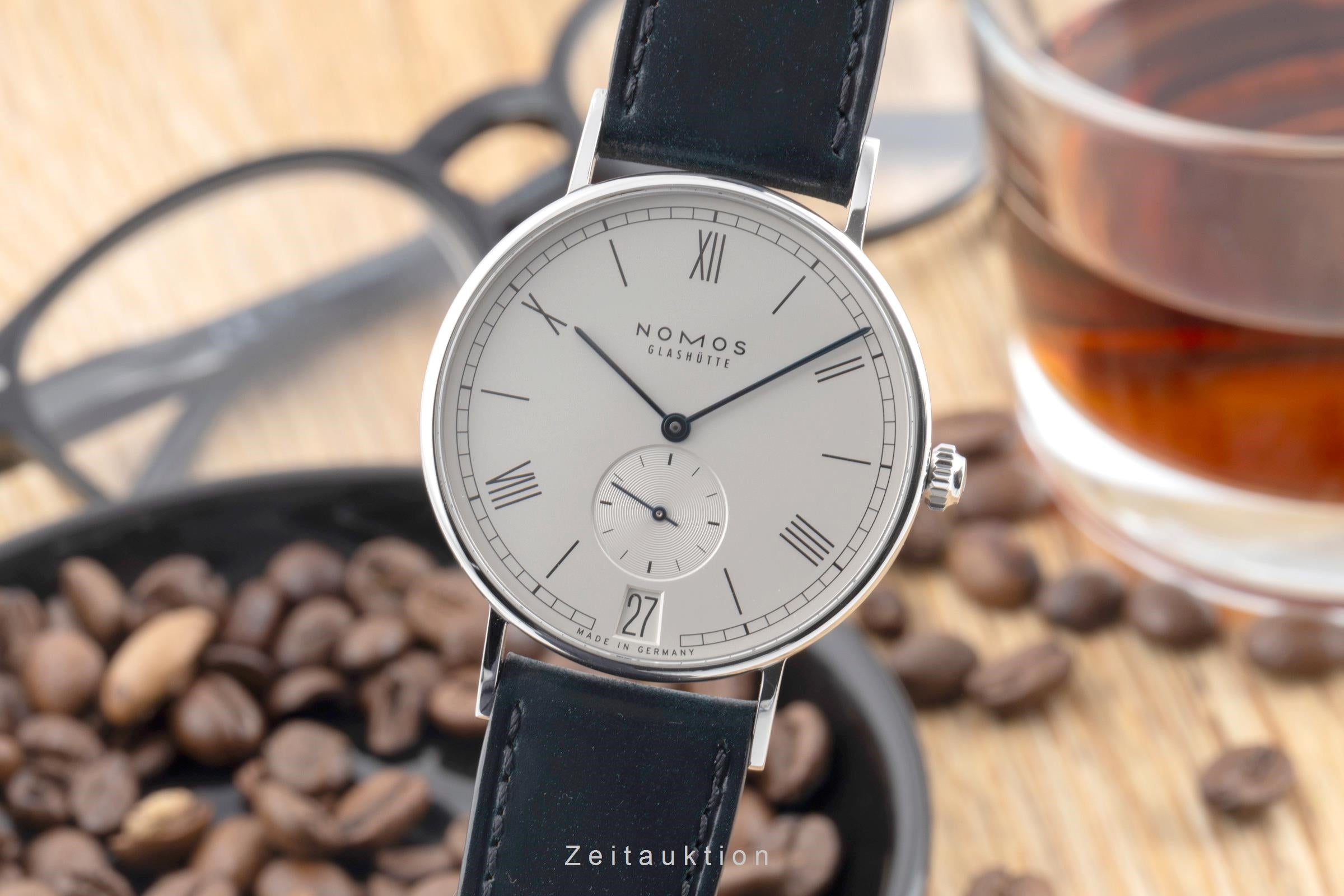 Nomos Ludwig steel manual winding men's watch 231 LP: 2400EUR  [2600820]