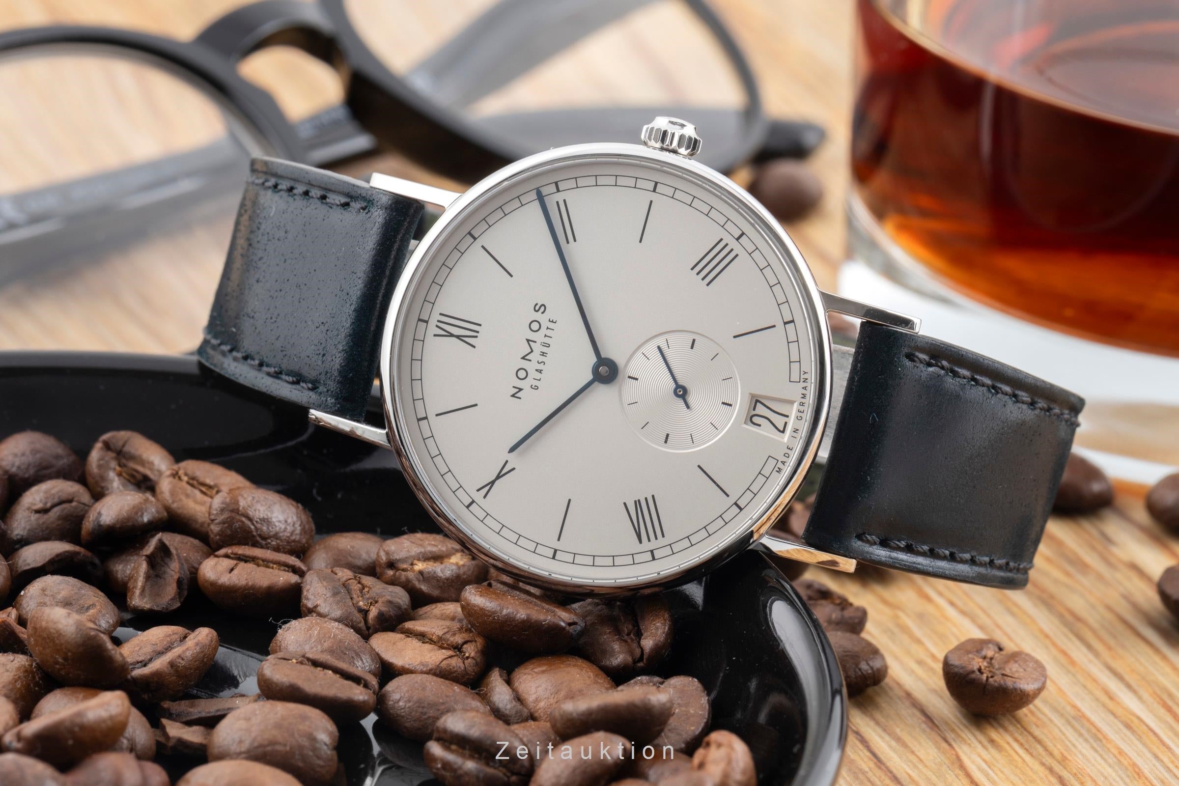 Nomos Ludwig acier à remontage manuel montre pour hommes 231 LP: 2400EUR  [2600820]
