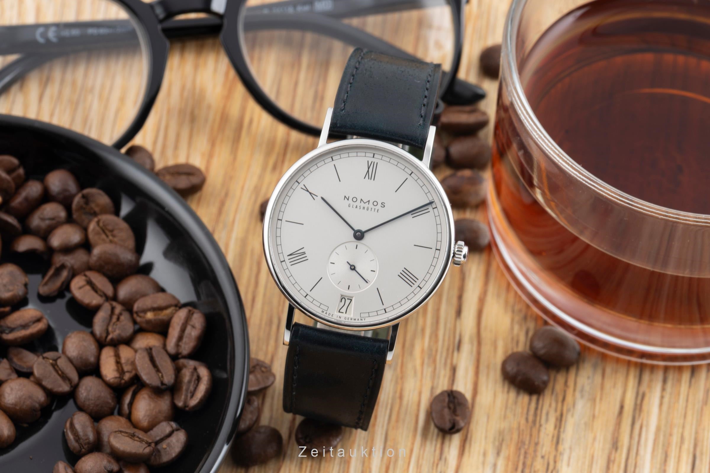 Nomos Ludwig acier à remontage manuel montre pour hommes 231 LP: 2400EUR  [2600820]